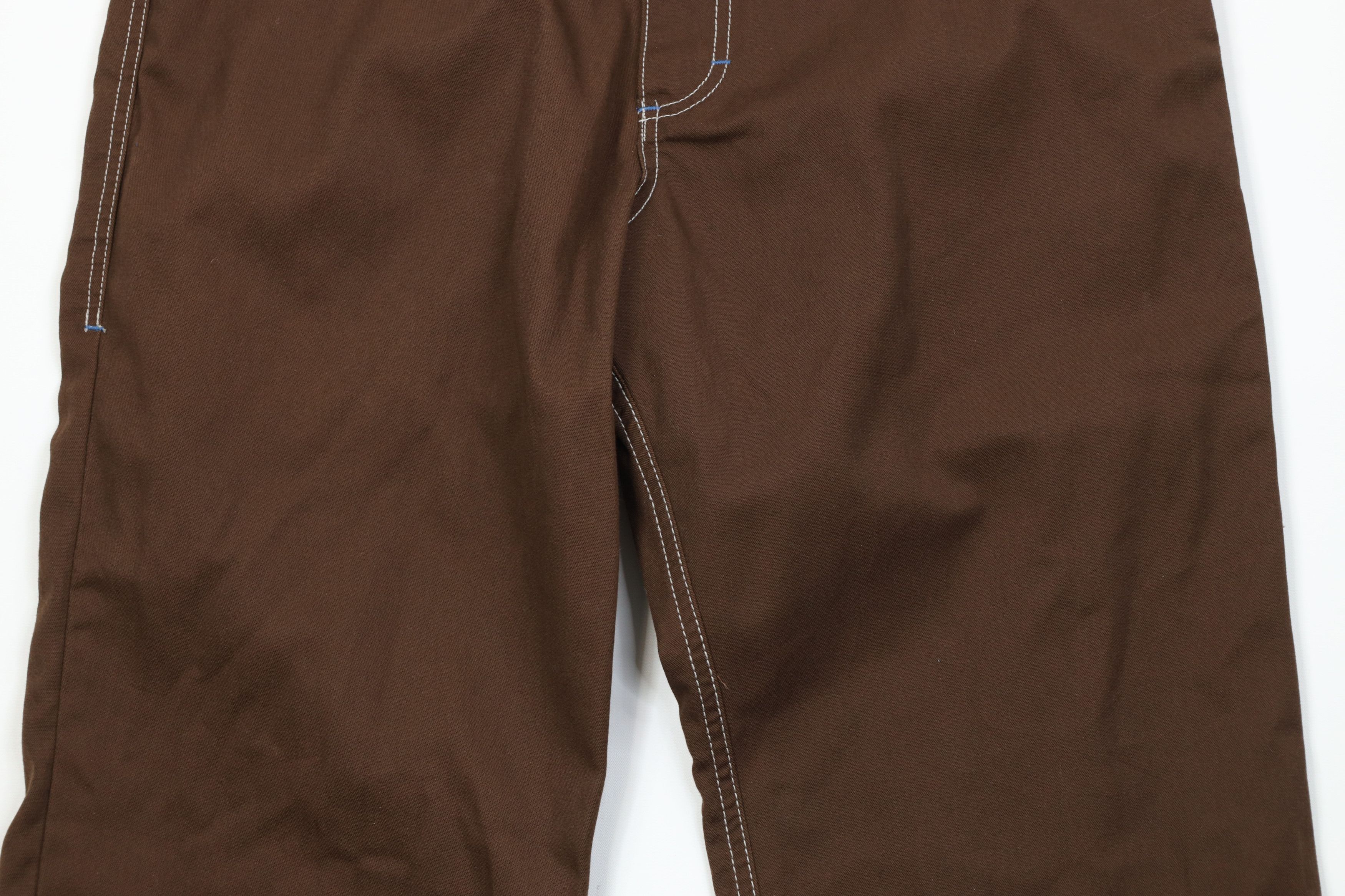 Vintage Vintage 90s Y2K Kikwear Wide Leg Skateboard Pants Brown USA Size US 34 / EU 50 - 3 Thumbnail