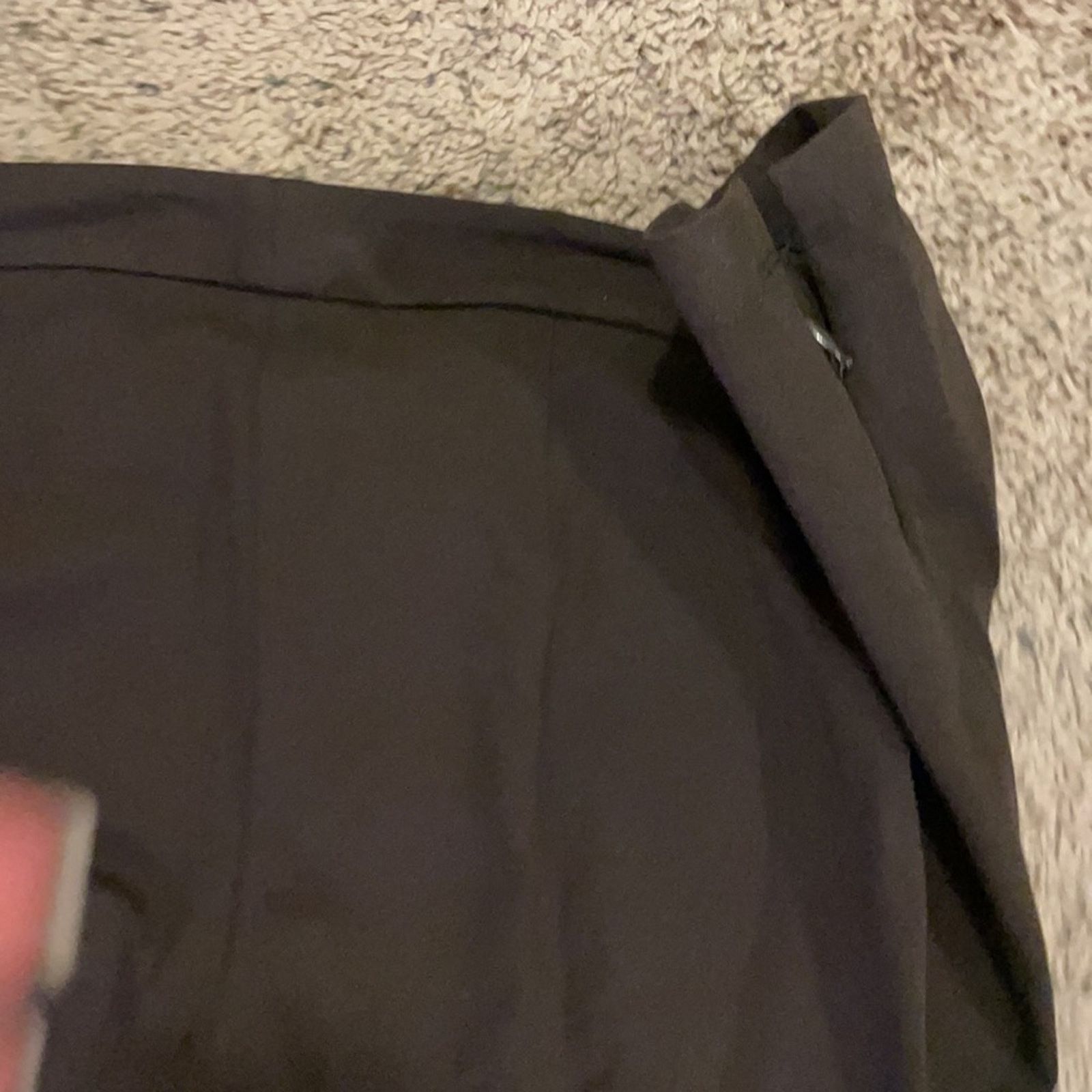 Vince Vince black high rise stretch pants ankle zip 6 Size 27" / US 4 / IT 40 - 5 Thumbnail