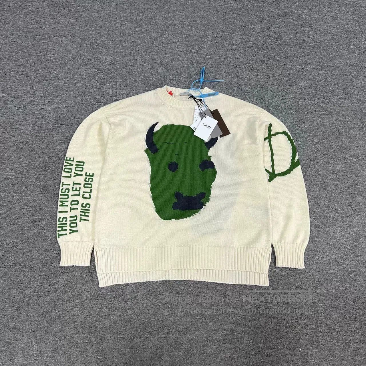 Dior Dior x Travis Scott Abstract Avatar Knit Sweater. Size US M / EU 48-50 / 2 - 1 Thumbnail