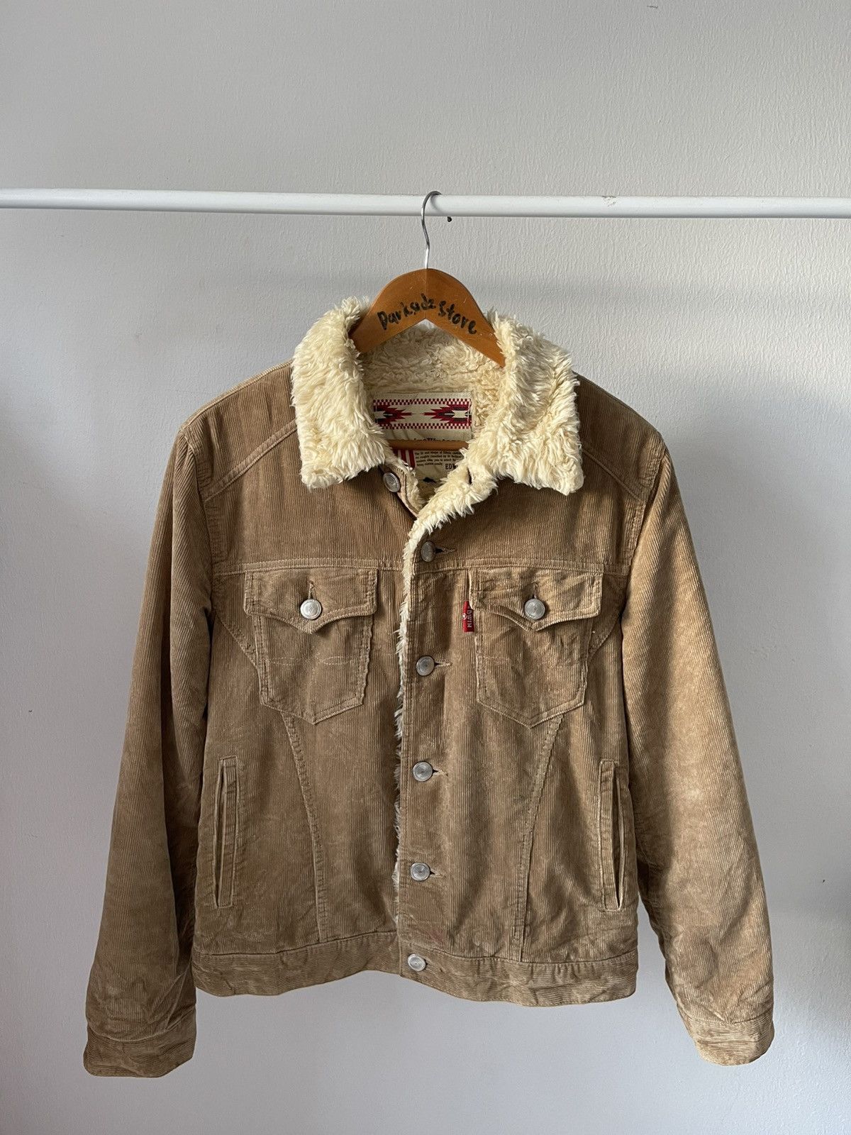 Edwin Vintage Edwin Sherpa Jacket With Buckel Back Size US M / EU 48-50 / 2 - 1 Thumbnail