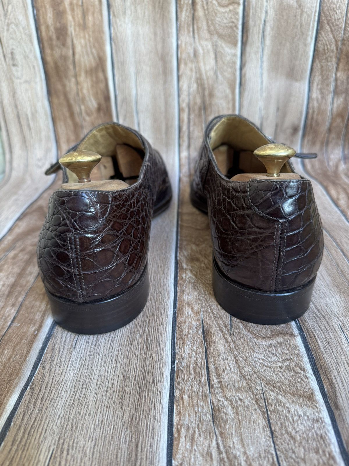 Cole Haan Genuine crocodile leather dress shoe Size US 12 / EU 45 - 13 Thumbnail