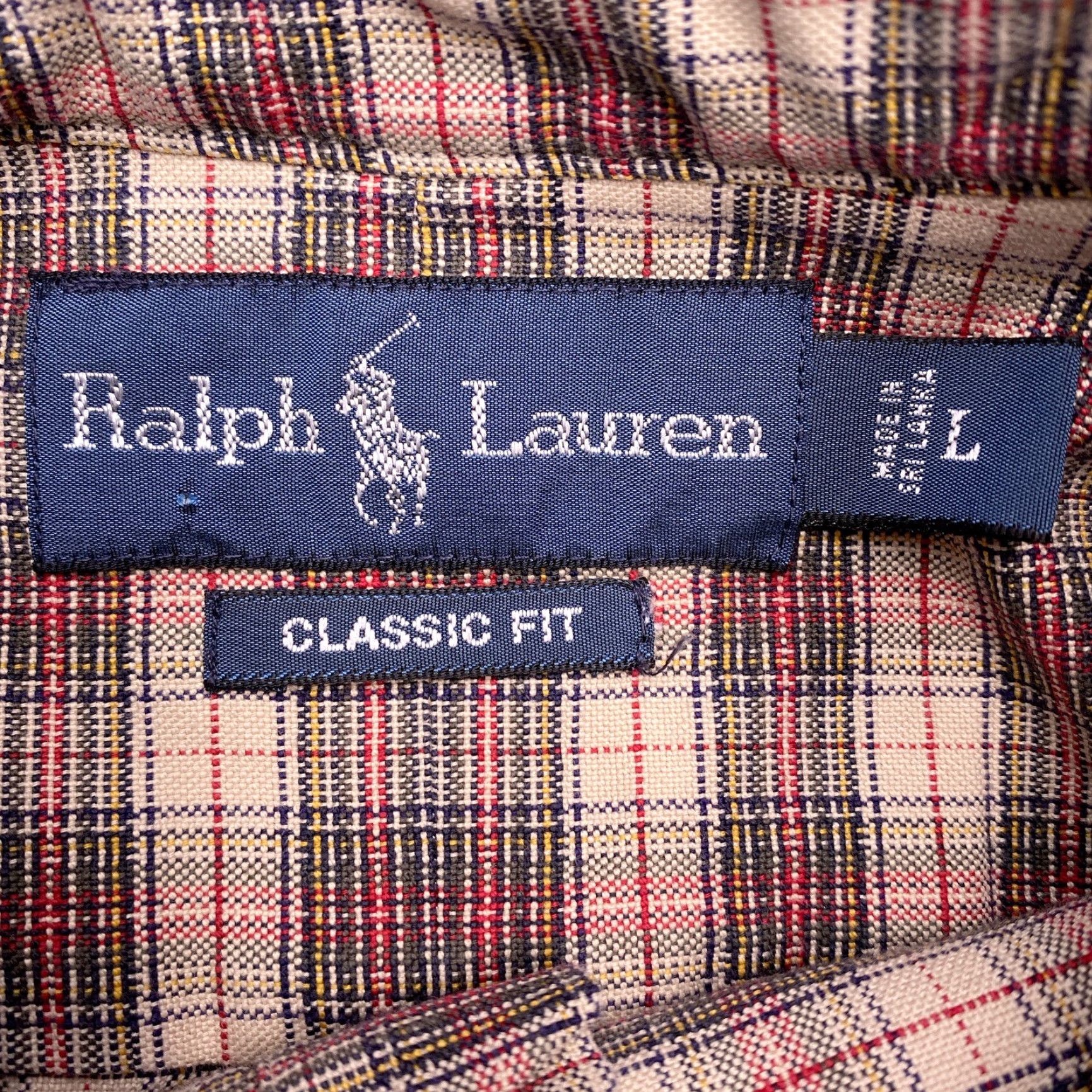 Ralph Lauren Ralph Lauren Shirt Adult Large Button-Up Long Sleeve Plaid Mens NEW Brown 100% Cotton Classic Button-Down Triangle Logo? Size US L / EU 52-54 / 3 - 5 Thumbnail
