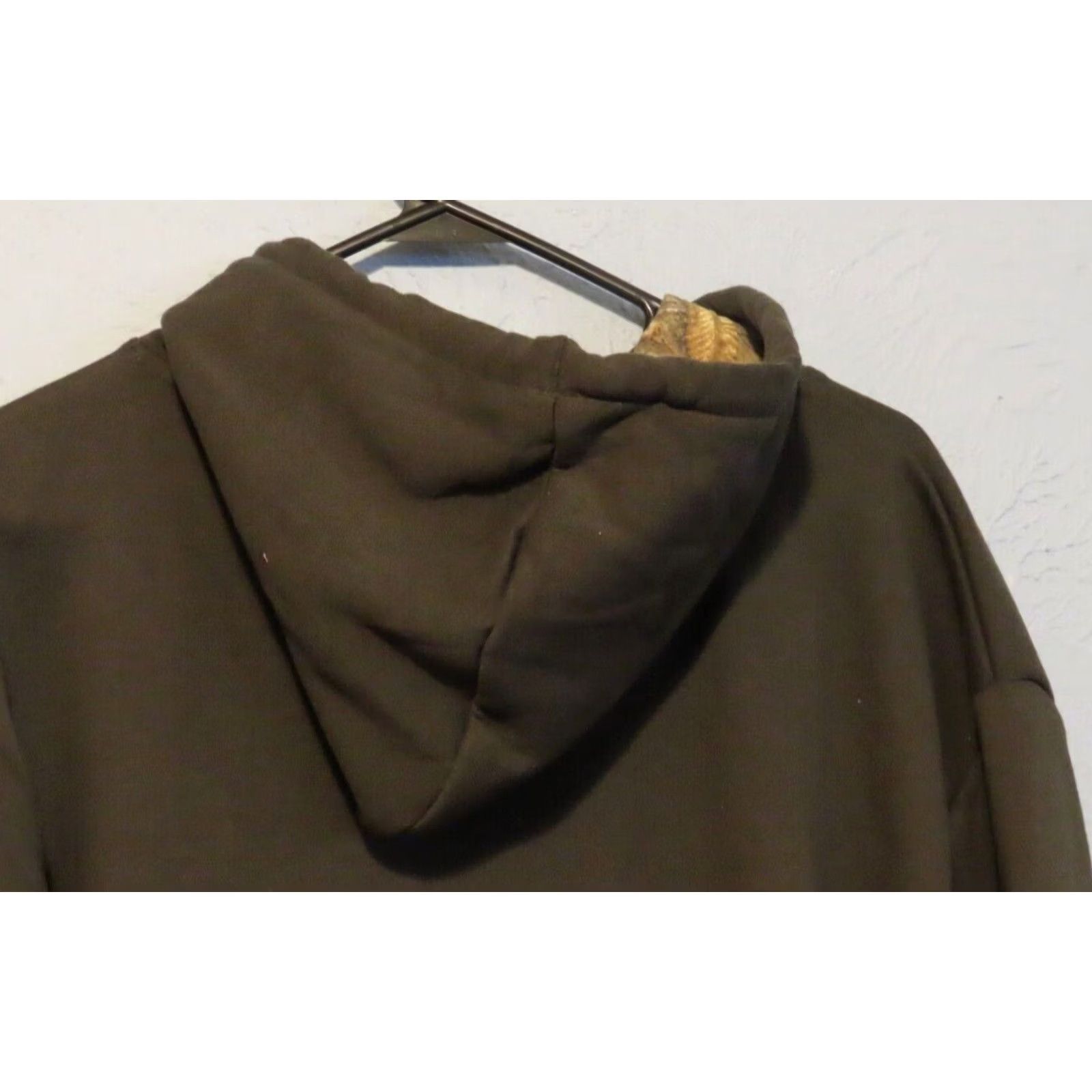 Realtree Buck Wear Hoodie Mens Large Green Camo Heavy Sweatshirt Crew Neck Hooded NWT Multicolor Wide Flag Home of the Brave 90s Inspired Size US L / EU 52-54 / 3 - 7 Thumbnail