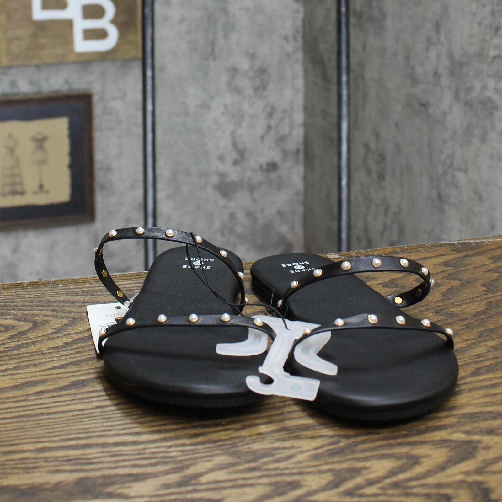 Designer NWT Shade & Shore Indi Slide Sandals 89255336 Black 9M 9 M Size US 9 / IT 39 - 3 Thumbnail