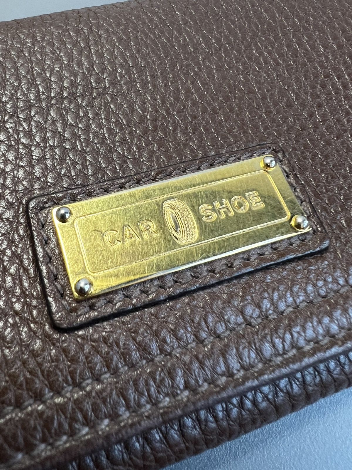 Car Shoe Car Shoe By Prada Leather Wallet Brown Size ONE SIZE - 5 Thumbnail