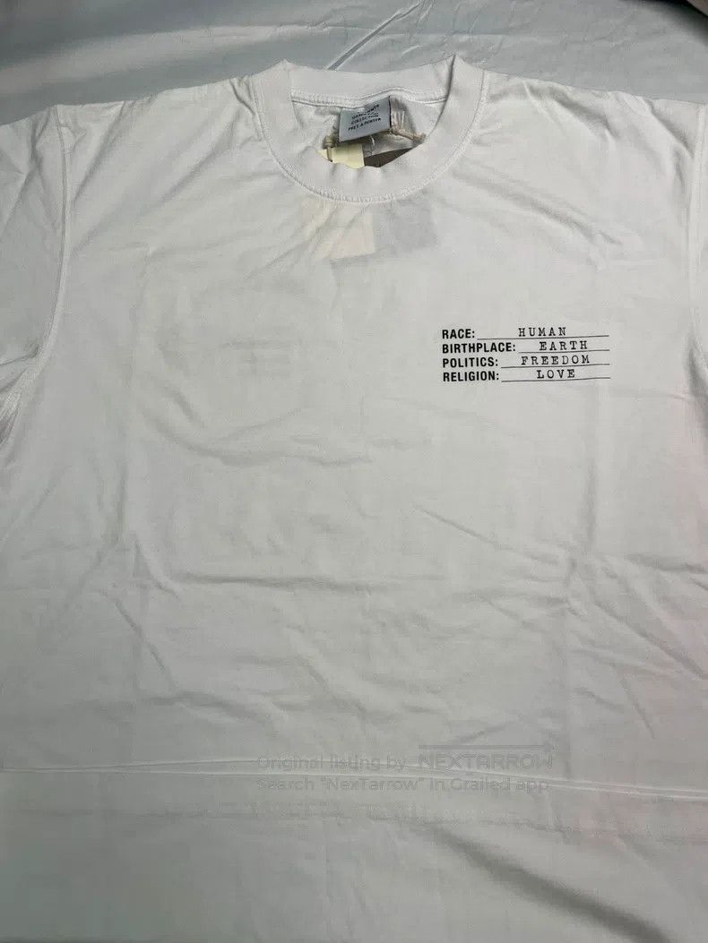 Vetements Vetements Letter Print Short Sleeve White T-shirt Size US S / EU 44-46 / 1 - 1 Thumbnail