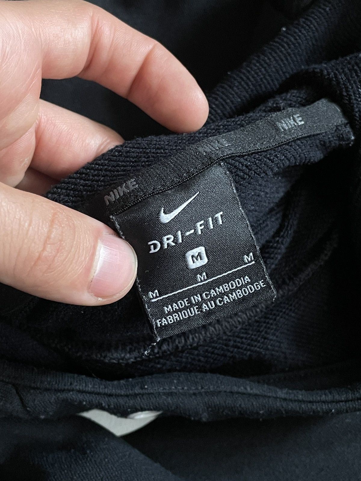 Nike × Vintage Vintage Nike Hoodie Boxy Fit Big Swoosh Y2k Size US M / EU 48-50 / 2 - 7 Thumbnail
