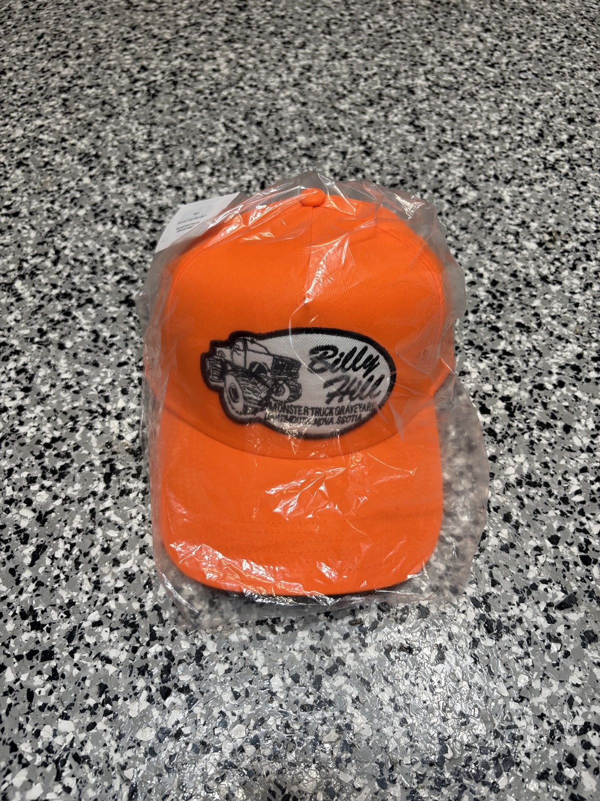 Billy Hill 2021 Billy Hill Neon Orange “Parts, S&S” Truckers Hat OSFM Size ONE SIZE - 3 Thumbnail