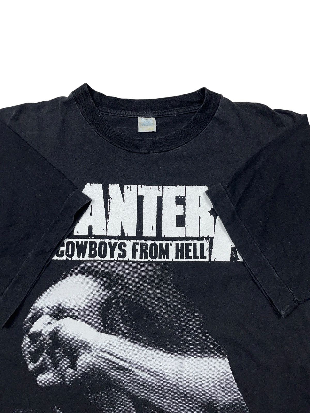 Band Tees Vintage 1992 Pantera Cowboys From Hell Vulgar Display Power Size US XL / EU 56 / 4 - 5 Thumbnail