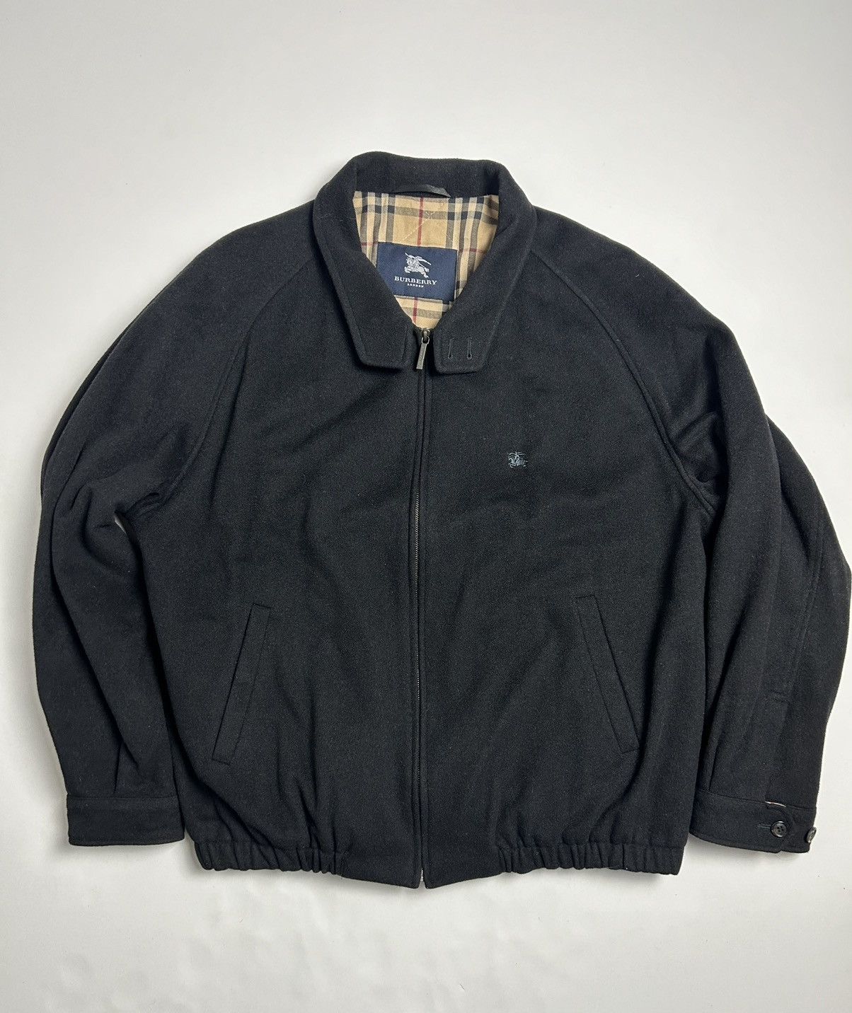 Burberry × Vintage Burberry Cashmere Bomber Size US XL / EU 56 / 4 - 1 Thumbnail