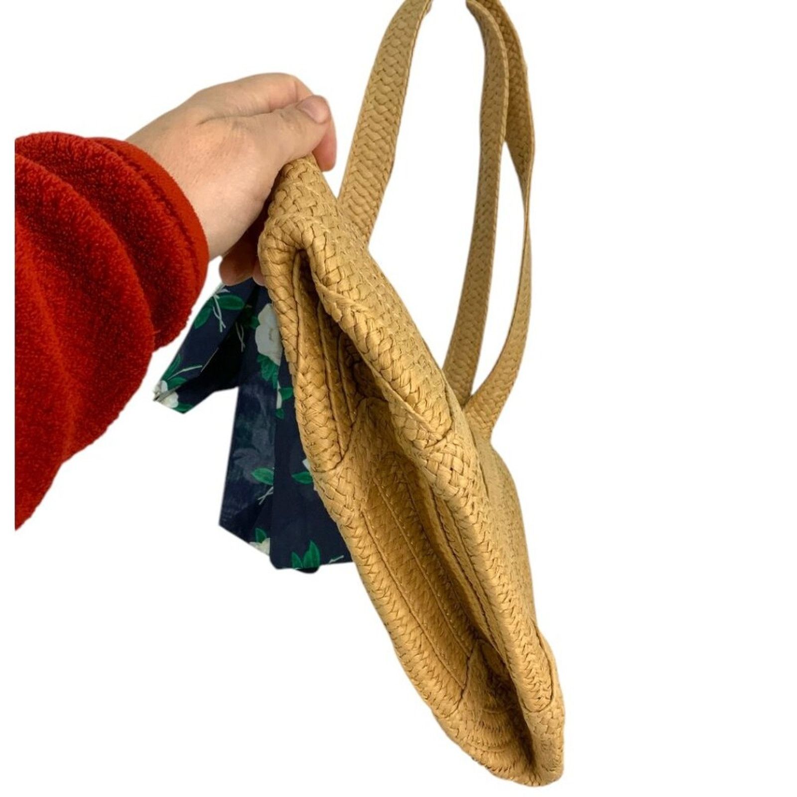 Other Draper James Everyday Straw Bag with Scarf NWT $75 MSRP Size ONE SIZE - 6 Thumbnail
