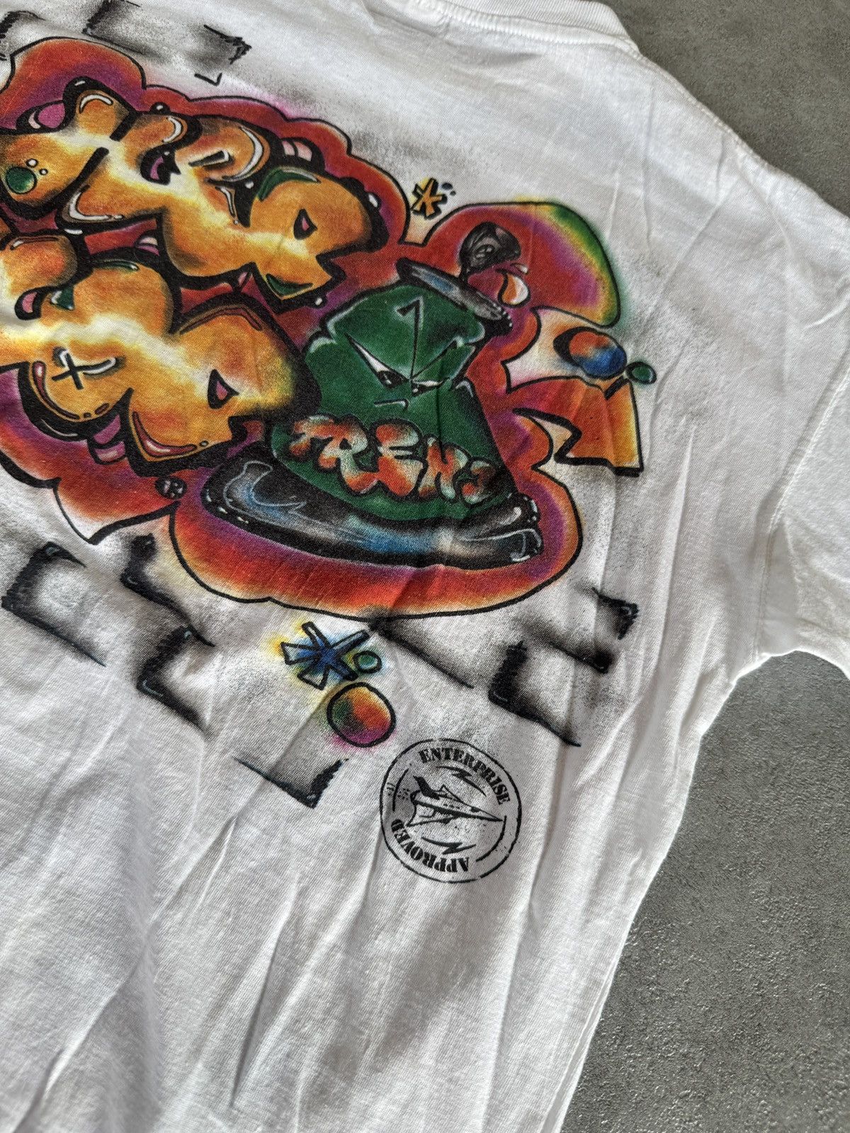 Vintage *RARE* VINTAGE 1999 90s ENTERPRISES HIP HOP BRUSHES STREET Size US XL / EU 56 / 4 - 11 Thumbnail