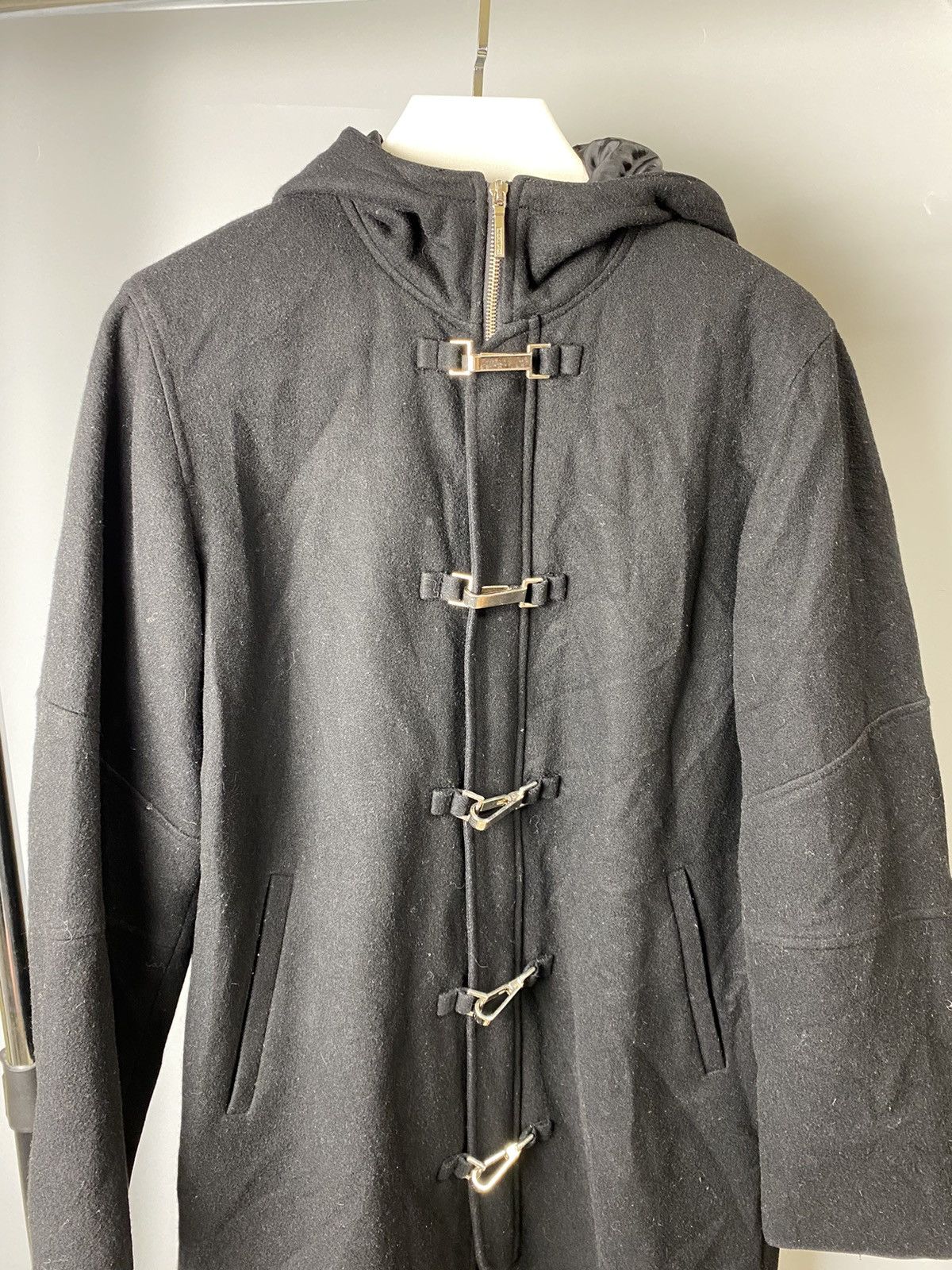 Ralph Lauren Women’s Ralph Lauren Black Wool Coat Size L / US 10 / IT 46 - 4 Thumbnail