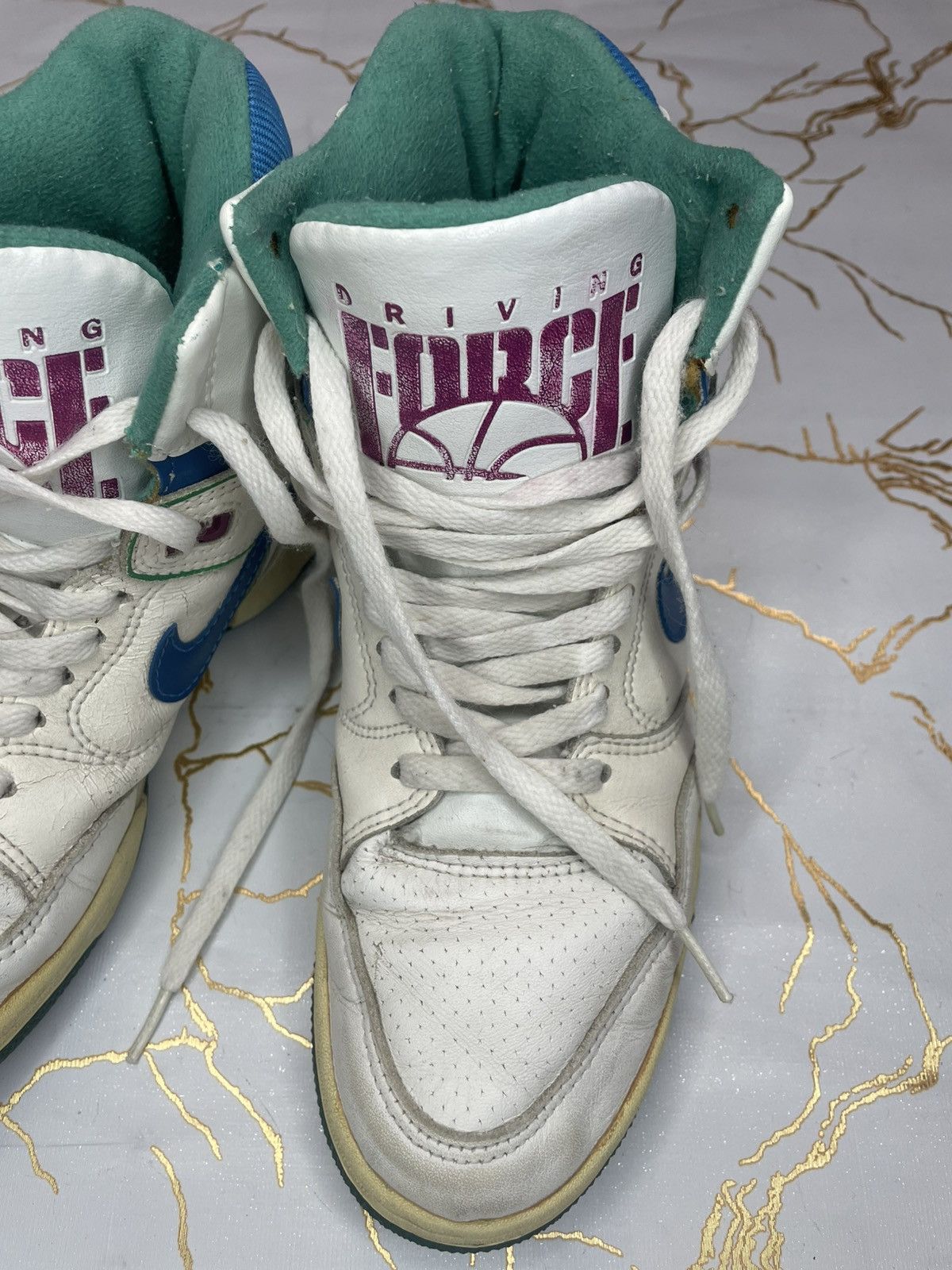 Nike × Nike ACG × Vintage Vinta Nike Driving Force High Sneakers 1989 Original US7.5-8 Size US 7.5 / EU 40-41 - 2 Thumbnail
