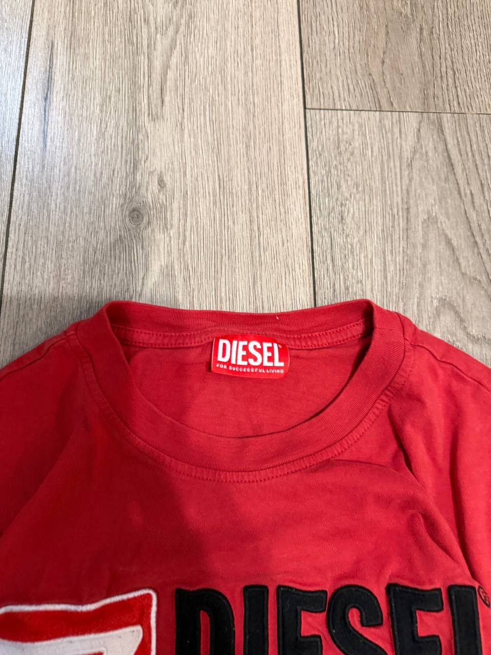 Diesel Diesel T-shirt mens Size M Red Big Logo Size US M / EU 48-50 / 2 - 3 Thumbnail