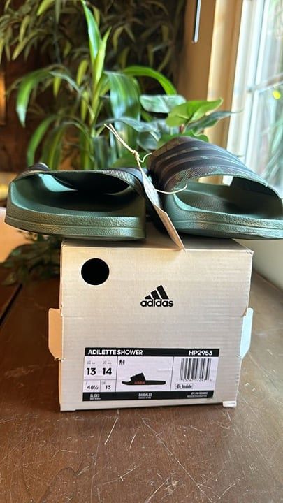 Adidas adidas Adilette Shower Slide 'Camo' Size 13 Sandals Men's Size US 13 / EU 46 - 2 Thumbnail