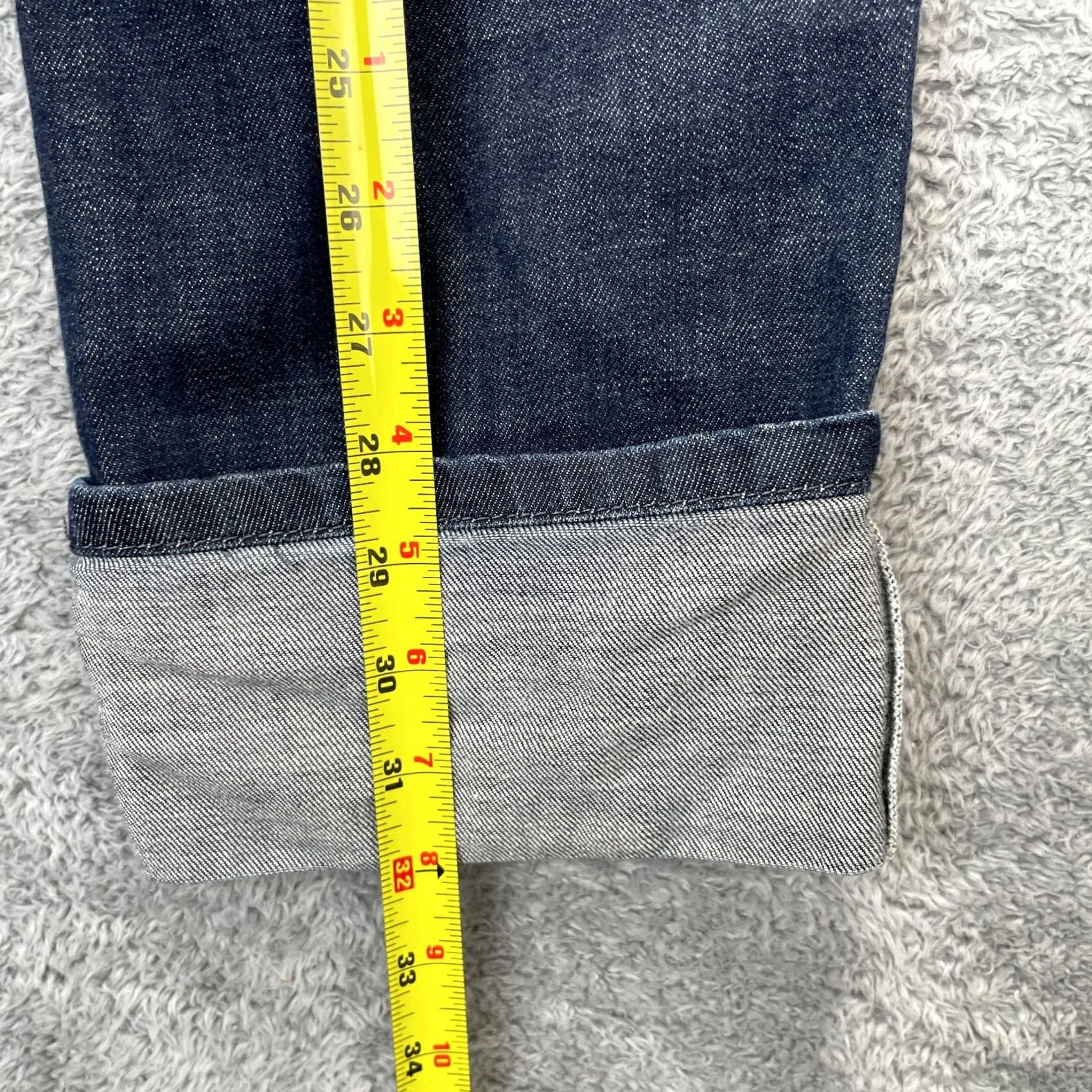 Vintage Joes Jeans Womens Capri Denim Cotton Medium Wash 31 Blue Honey Kicker Cuffed 5-Pocket Regular Inseam 21 Size 24" / US 00 / IT 34 - 6 Thumbnail