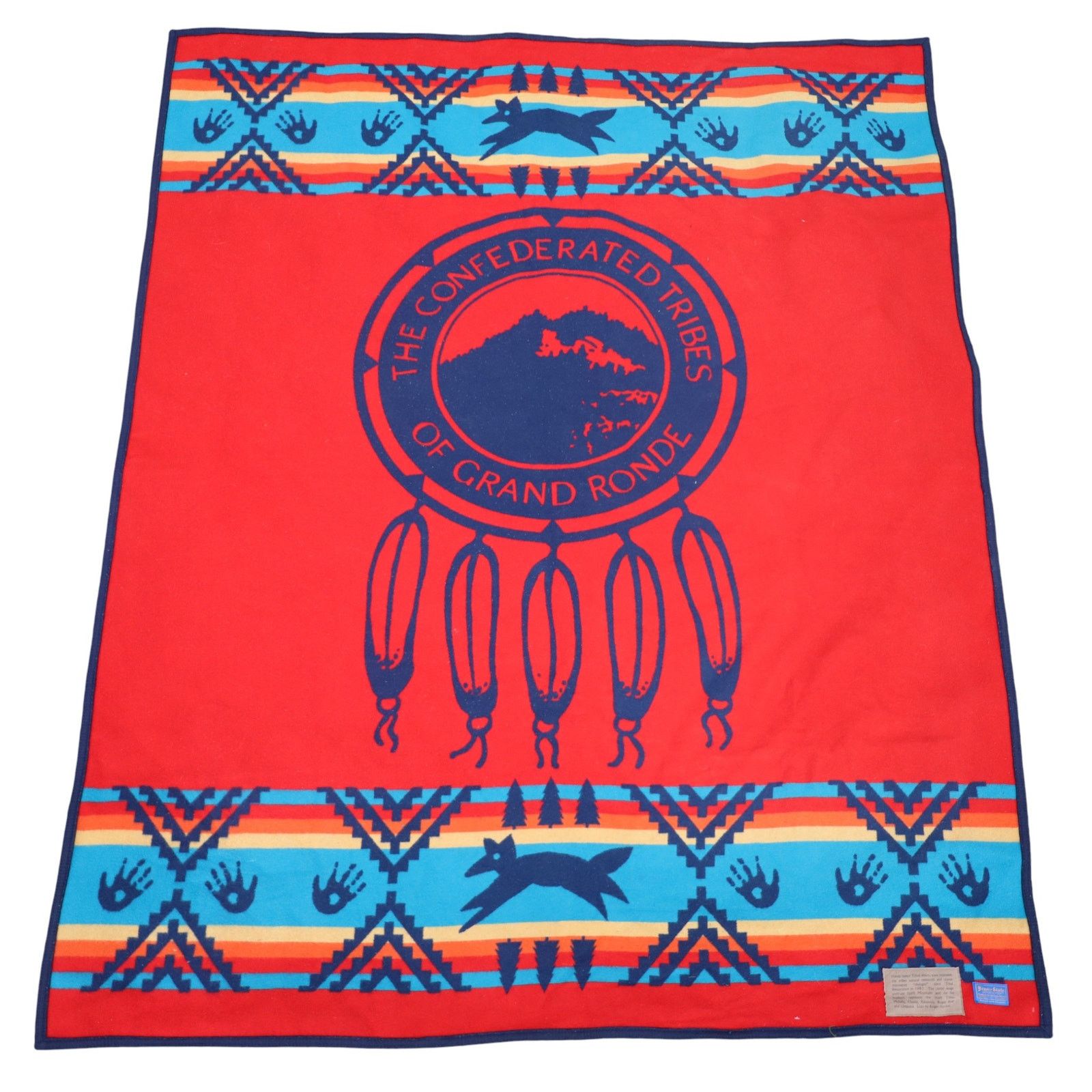Pendleton VTG Pendleton The Confederated Tribes of Grand Ronde Blanket Size ONE SIZE - 1 Thumbnail
