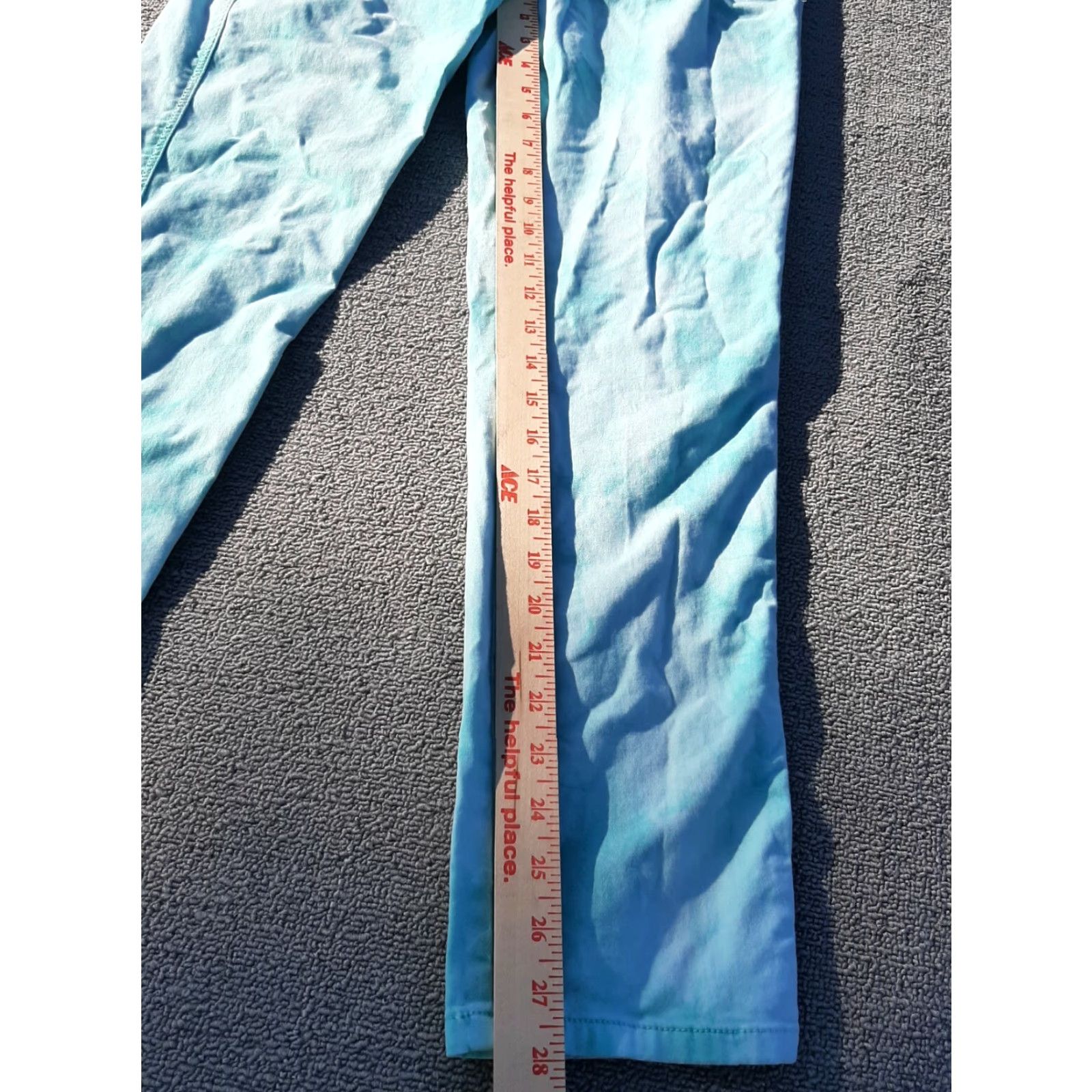 American Eagle Outfitters WOMENS American Eagle JEANS Denim Stretch SIZE 4 Tie Dye pattern Size 27" / US 4 / IT 40 - 3 Thumbnail