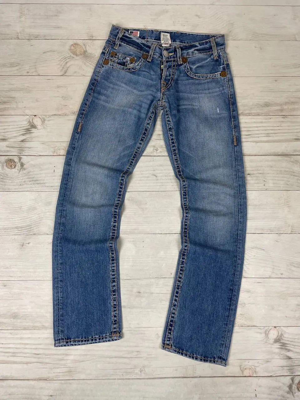 True Religion Vintage True Religion Logan Super T Denim Jeans 90s USA Size US 30 / EU 46 - 2 Thumbnail