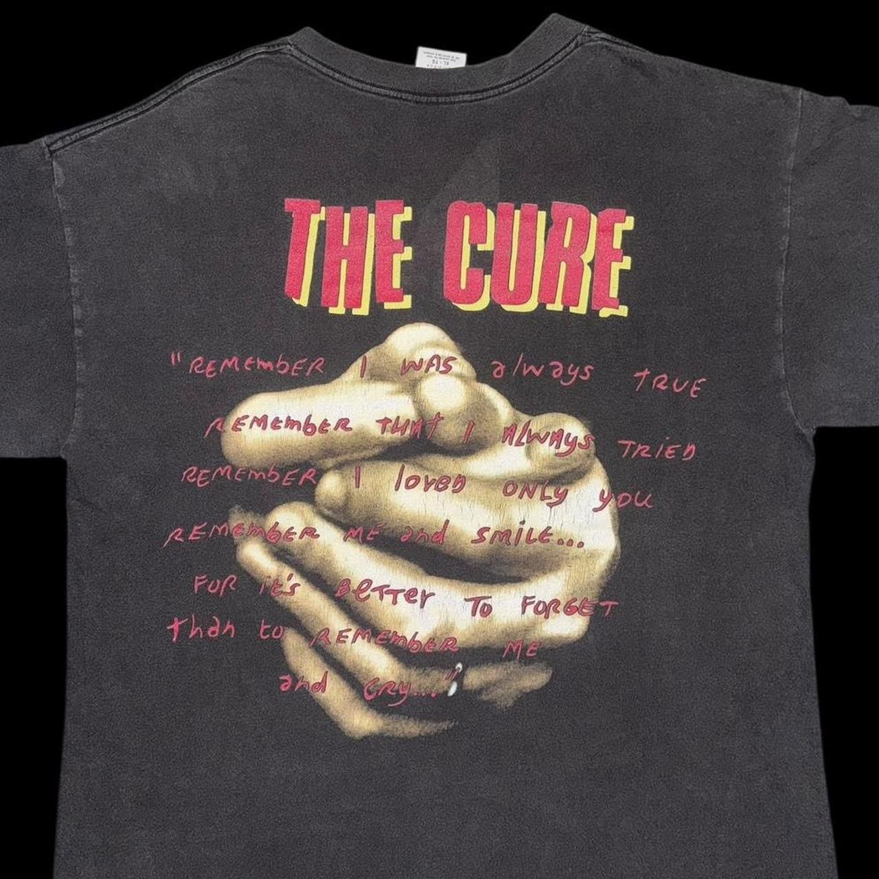 Vintage 1996 The Cure ‘Mood Swing’ Gothic Post-Punk Band Tee Size US XL / EU 56 / 4 - 6 Thumbnail