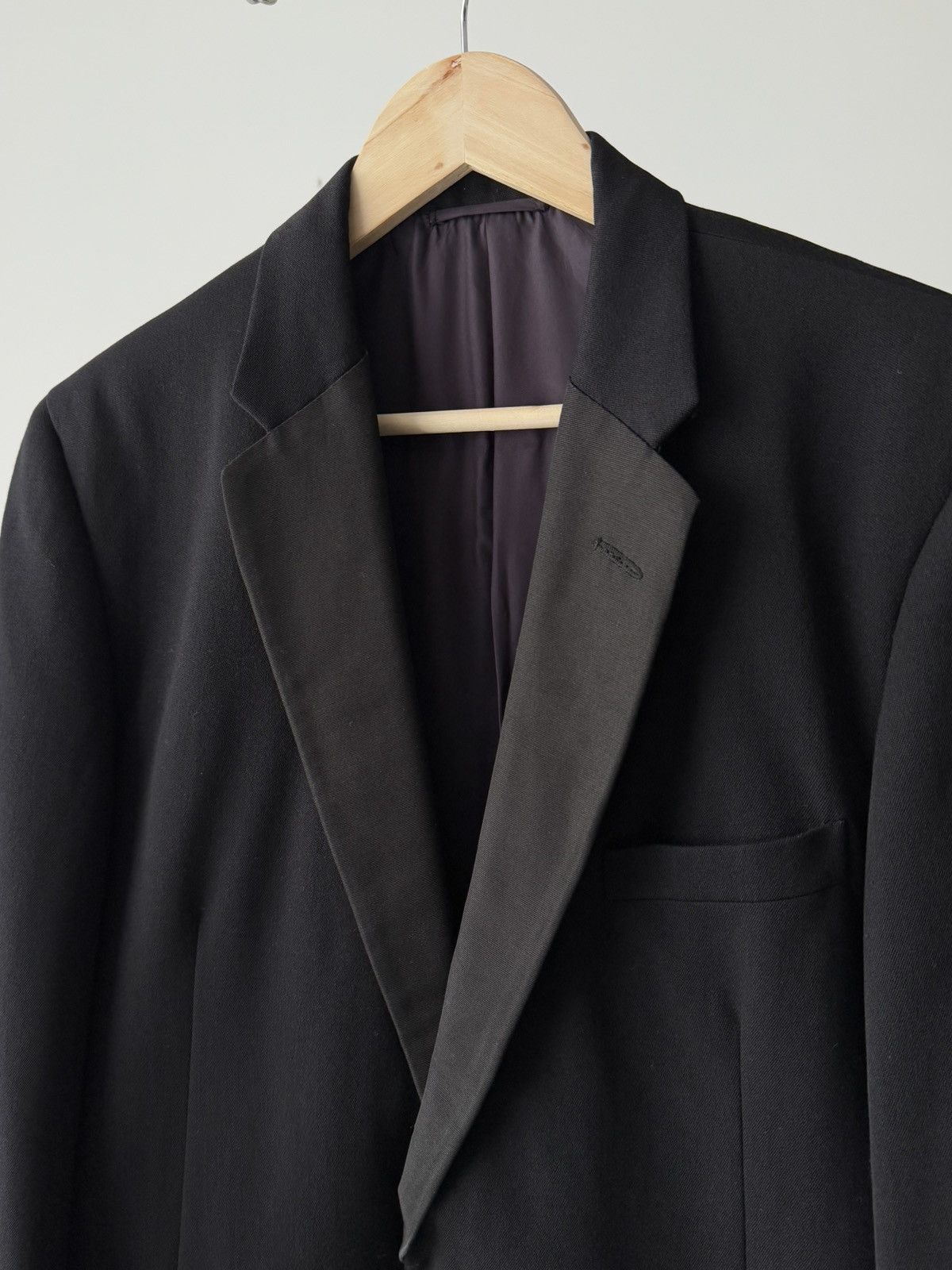 DAKS × Vintage 1940s Daks by Simpson Tailored Tuxedo Two Piece Wool Suit Size 38S - 4 Thumbnail