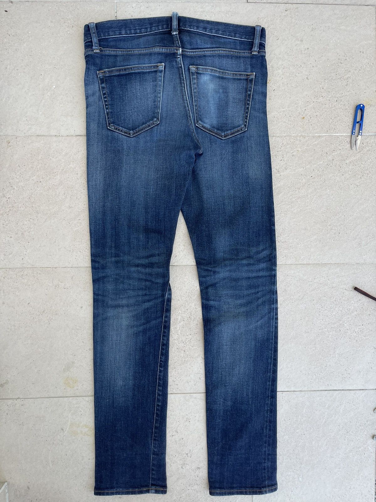 Japanese Brand × Jean × Uniqlo 🔥 Uniqlo Selvedge Distressed Denim Vintage W32🔥 Size US 32 / EU 48 - 9 Thumbnail