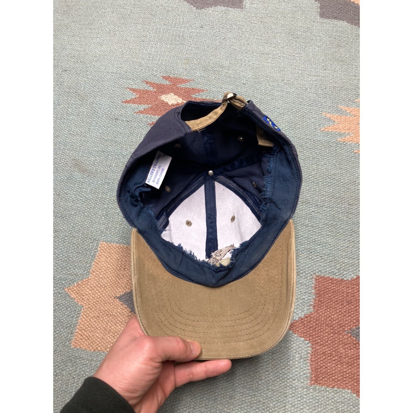 Vintage VINTAGE Alaska eagle hat strapback cap shallow cotton Skagway 90s y2k animal Men Adjustable Blue Cap Mens Size ONE SIZE - 5 Thumbnail
