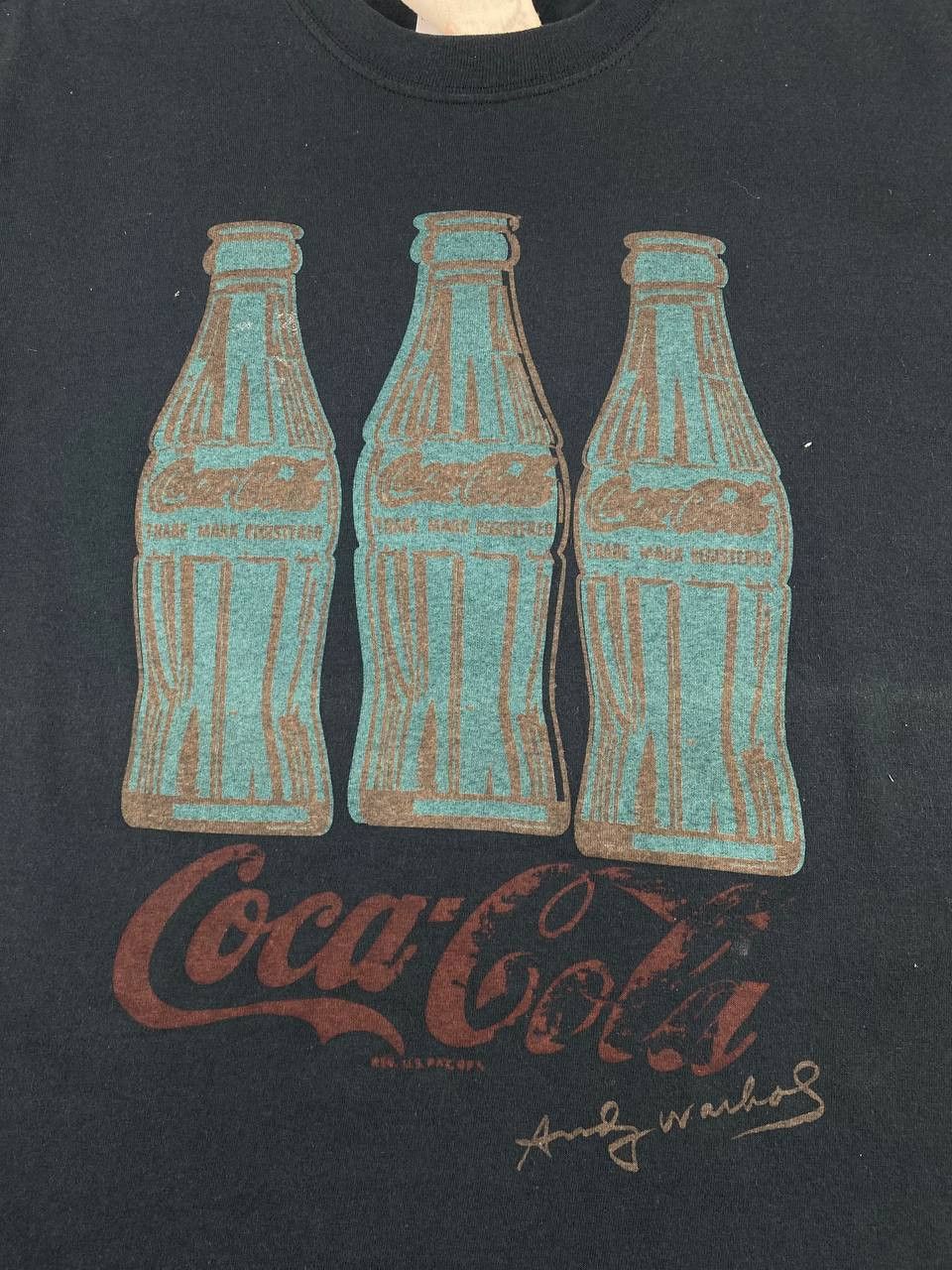 Andy Warhol vintage andy warhol x cocacola tee nice design Size US L / EU 52-54 / 3 - 2 Thumbnail