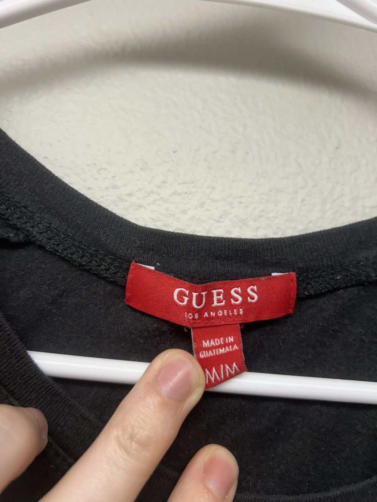 Guess Guess Logo Womens Black T-shirt Size M / US 6-8 / IT 42-44 - 3 Thumbnail