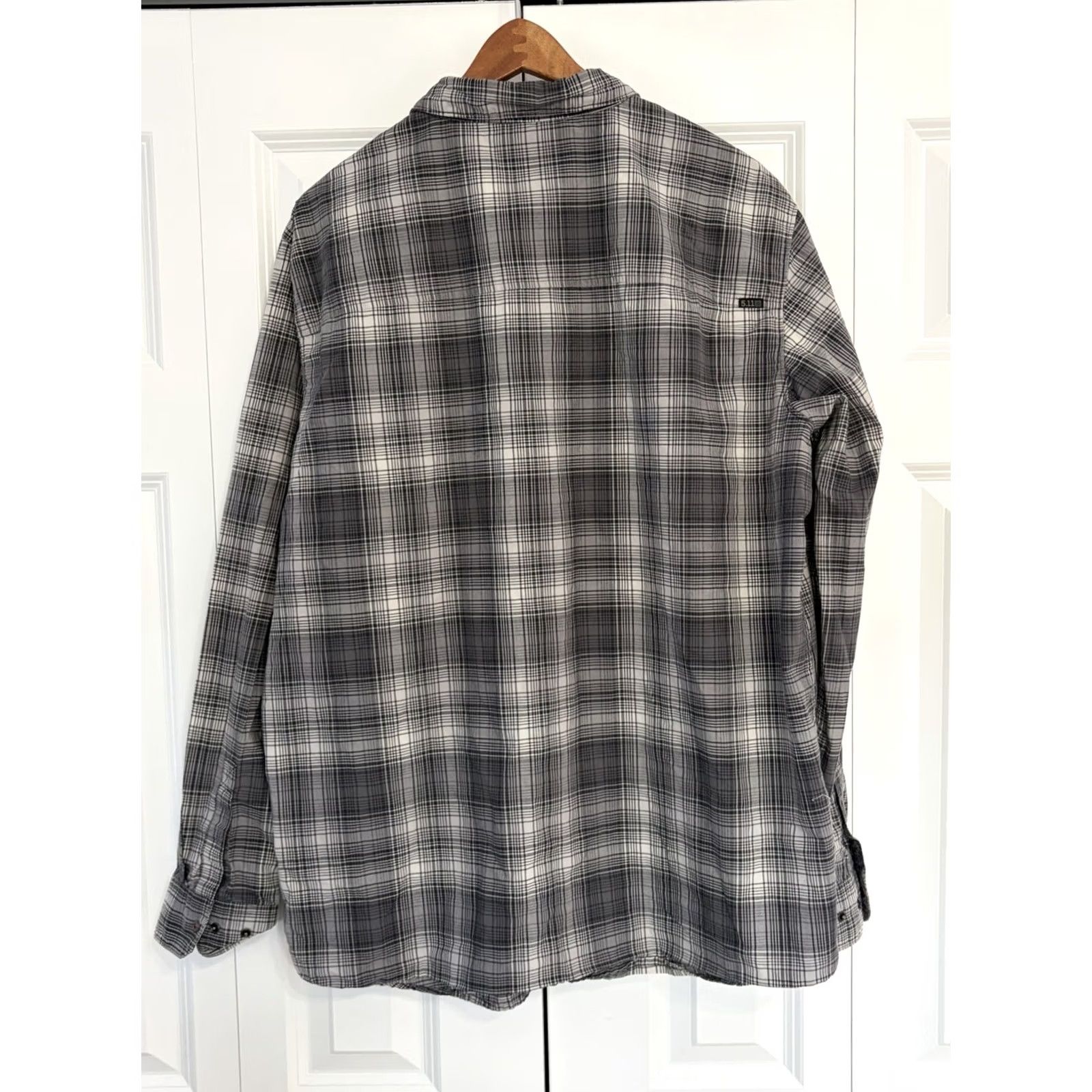 Vintage REI Co-op Shirt Mens Gray Plaid Long Sleeve Flannel Button Up XL Size US XL / EU 56 / 4 - 2 Thumbnail
