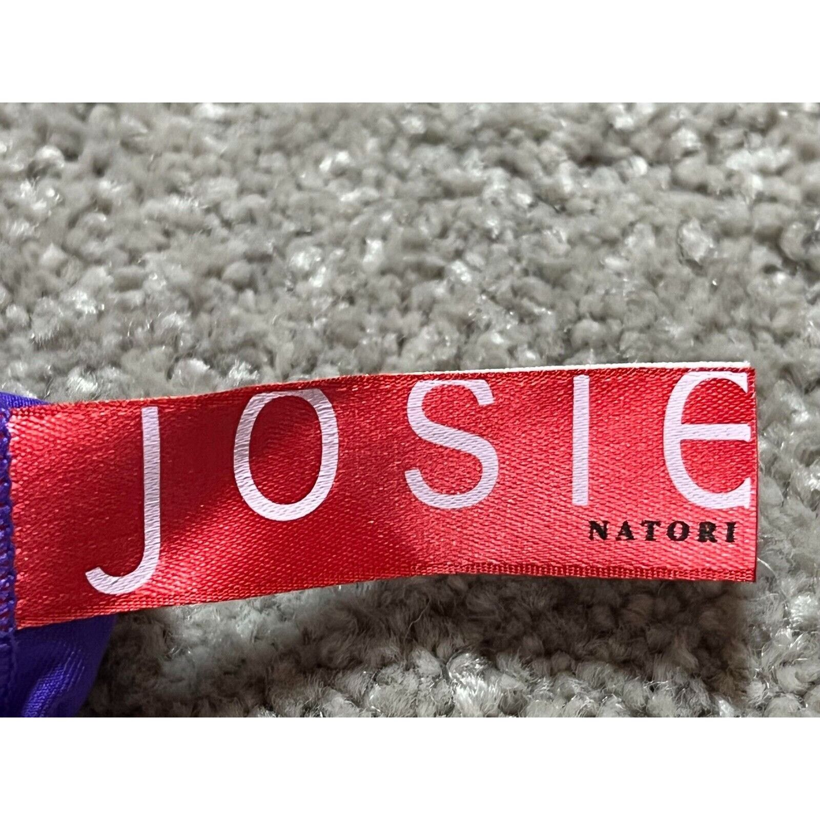 Other Josie By Natori Sports Bra 32B/C Racerback Unpadded Purple Size XXS / US 00 / IT 34 - 6 Thumbnail