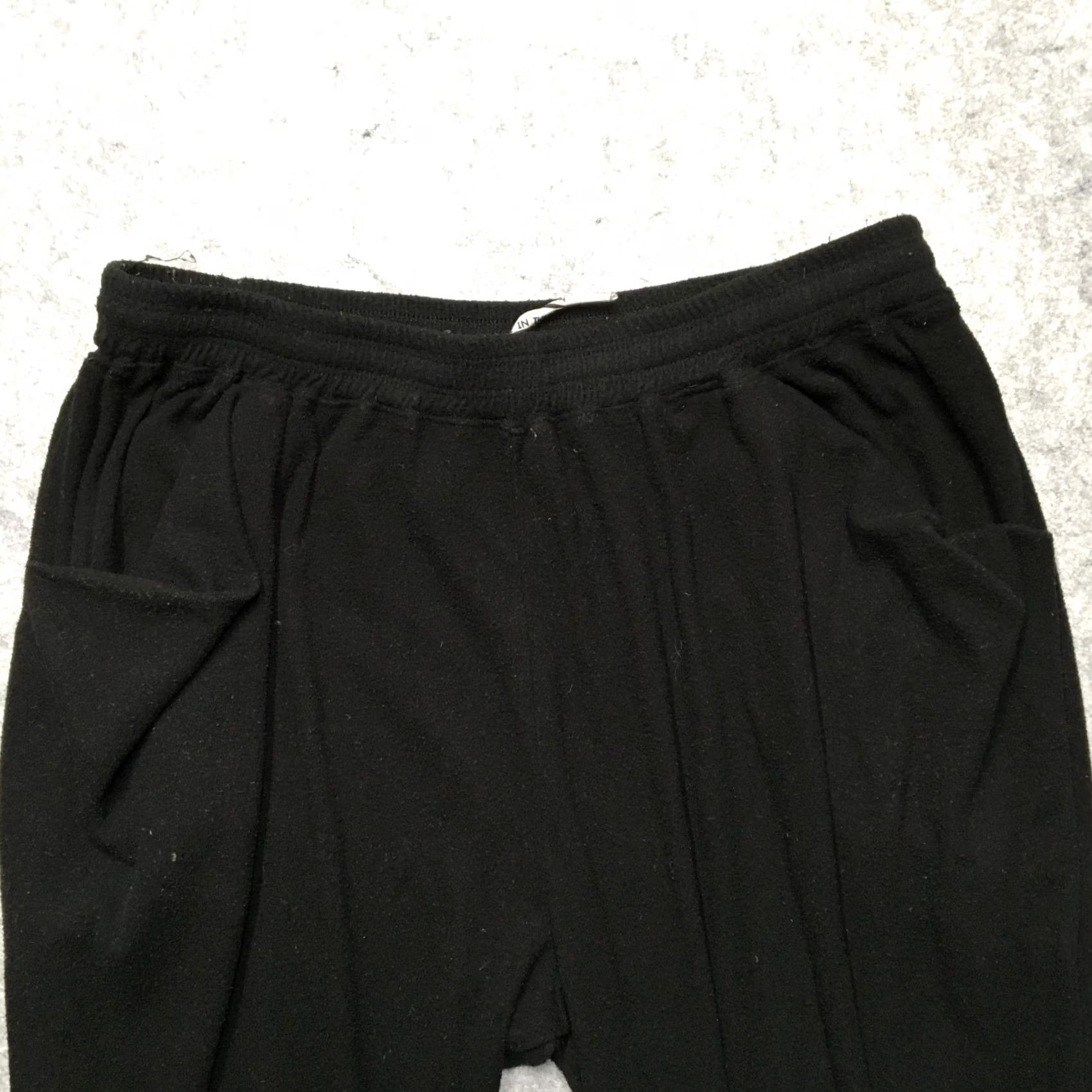 Free People Free People Jogger Pants Womens Medium Black Knit Cuffed Elastic Waist Lounge Size 32" / US 10 / IT 46 - 4 Thumbnail