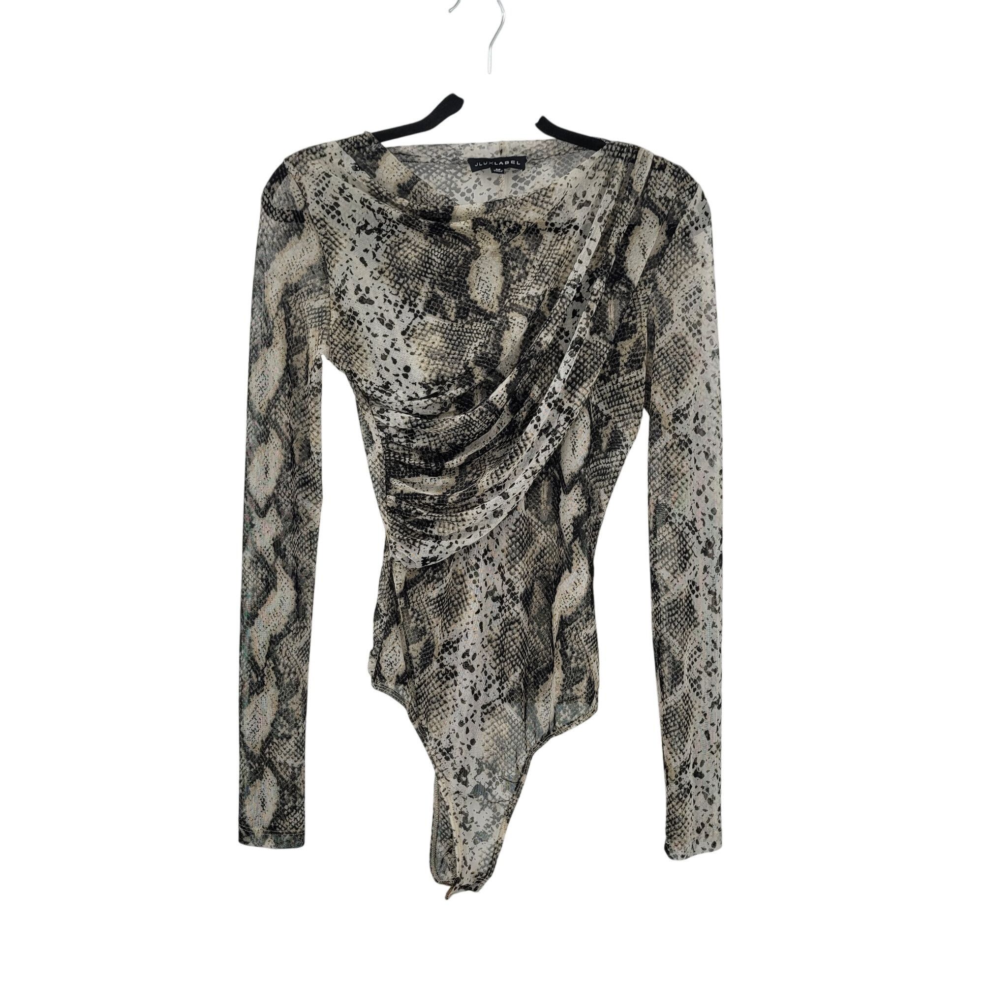 Designer JLuxlabel Snake Long Sleeve Wrap Bodysuit Leggings Set Sz M Size M / US 6-8 / IT 42-44 - 4 Thumbnail