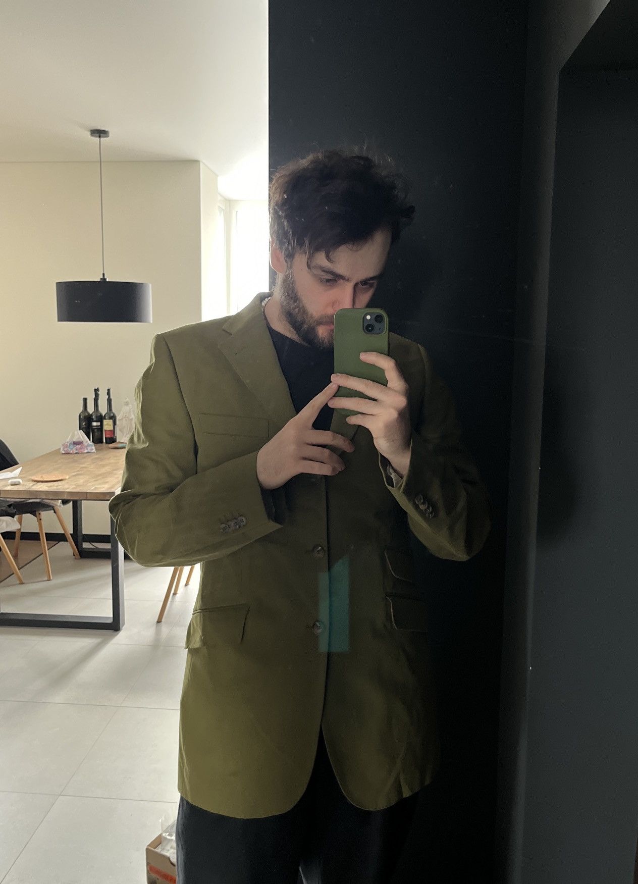 Other Conrad Hasselbach Green Cotton Heavy Classic Hunting Coat Size US L / EU 52-54 / 3 - 20 Thumbnail