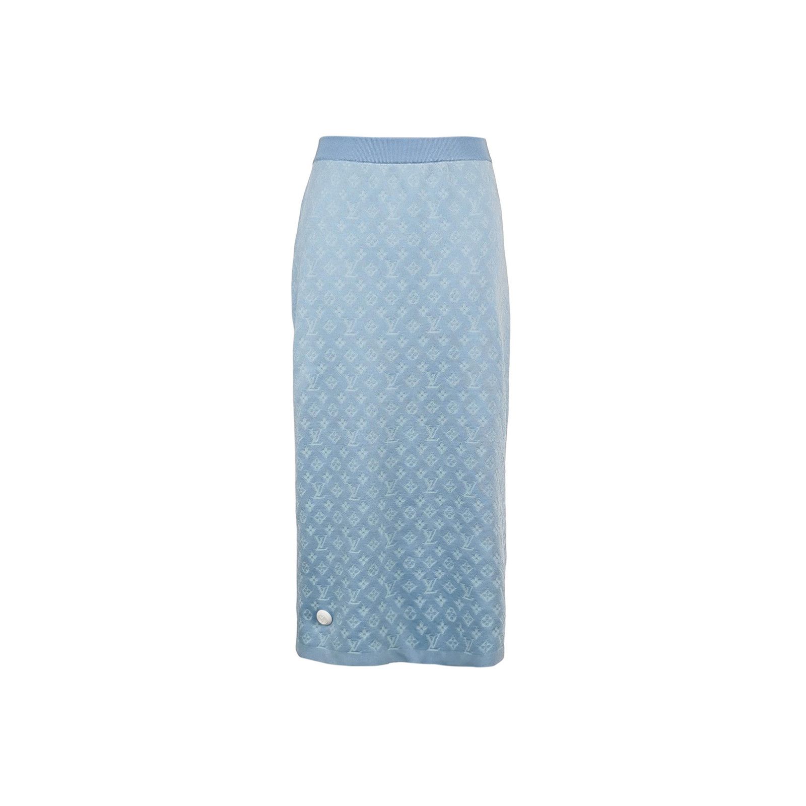 Louis Vuitton Louis Vuitton Monogram Knit Midi Skirt Size L Size 28" / US 6 / IT 42 - 1 Thumbnail