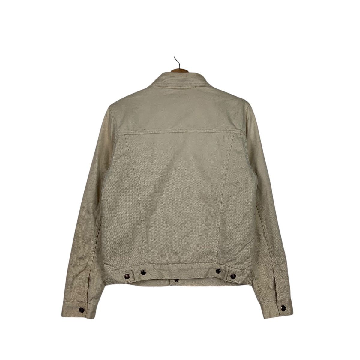 Levi's LEVIS Red Fleece Lined Beige Denim Jacket #1931-C84 Size M / US 6-8 / IT 42-44 - 7 Thumbnail