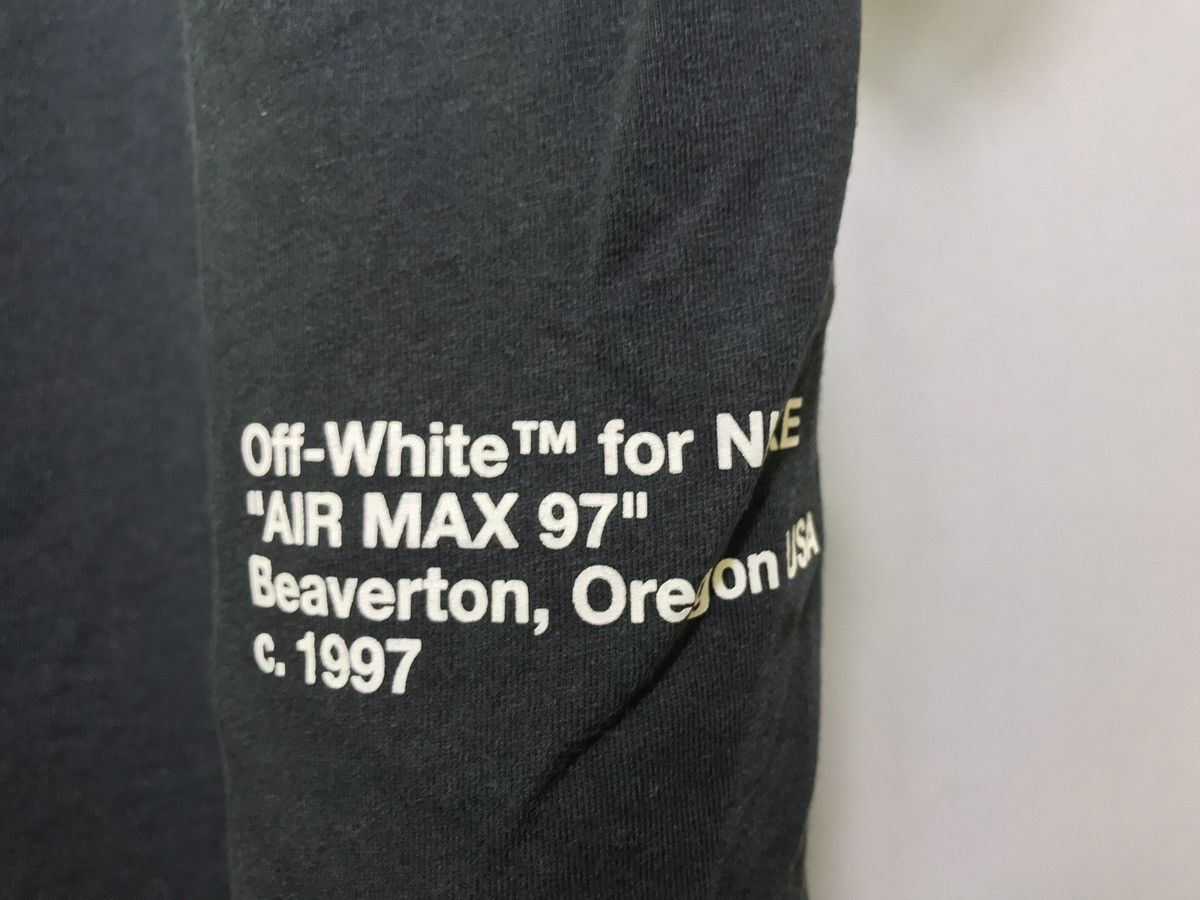 Nike × Off-White OFF-WHITE x Nike NRG A6 Tuxedo Eagle T-Shirt Ash Black Size US M / EU 48-50 / 2 - 8 Thumbnail