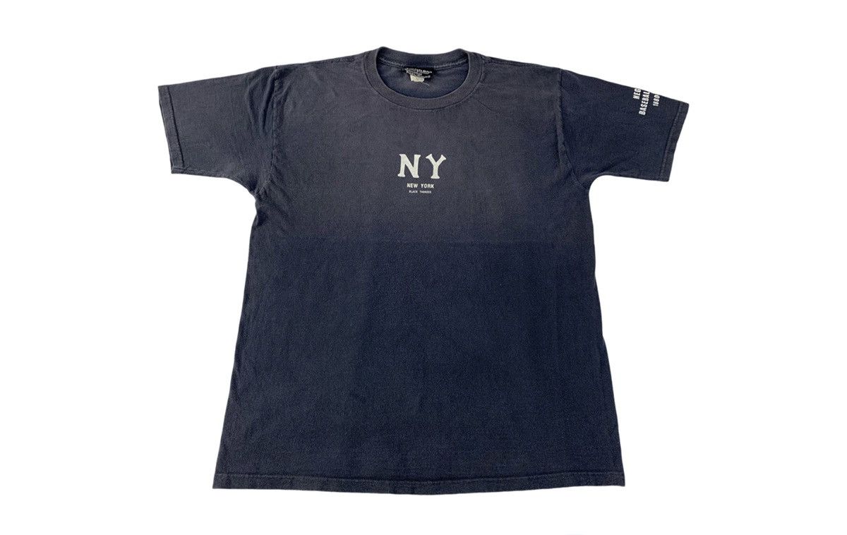 Vintage NY Black Yankees Negro League Baseball Museum Spell Out Tee Size US M / EU 48-50 / 2 - 1 Thumbnail