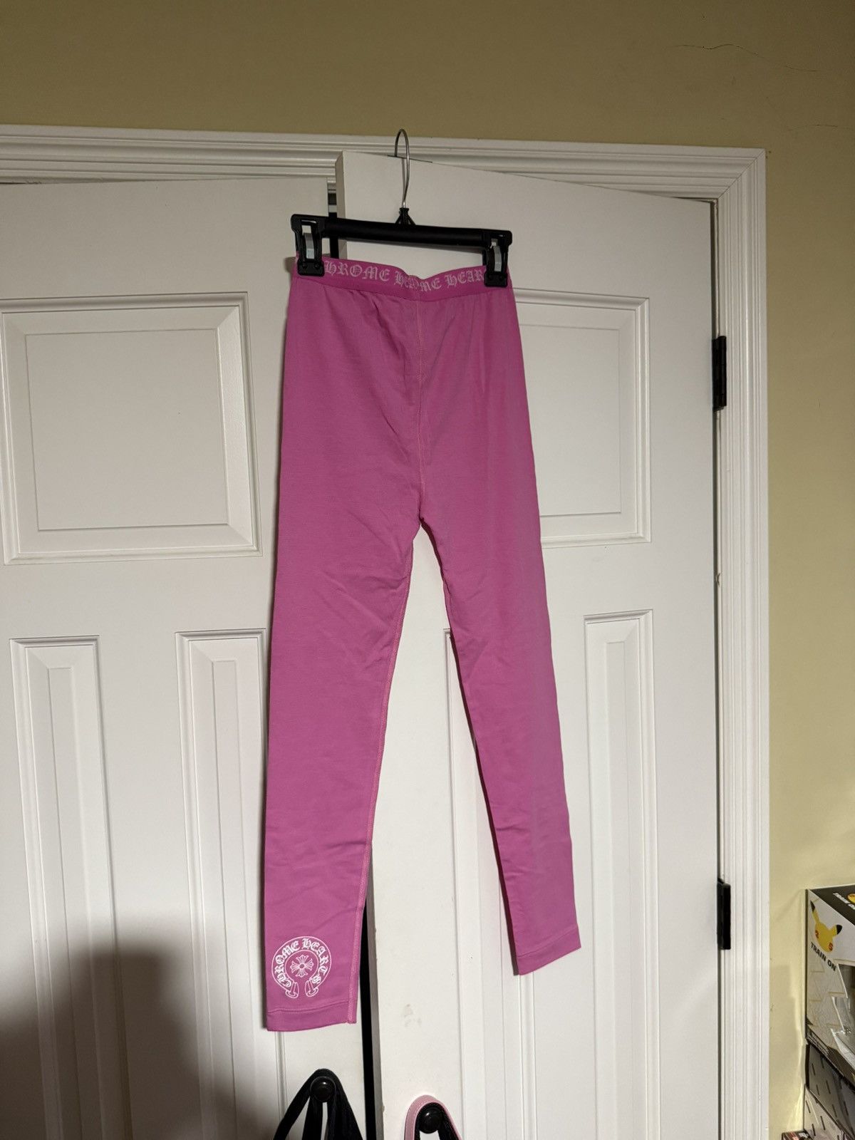 Chrome Hearts Chrome Hearts Pink Horseshoe Leggings Size US 27 - 2 Thumbnail