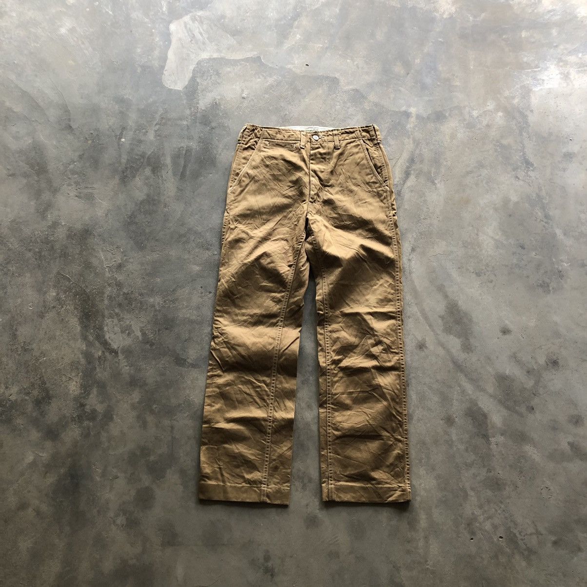 image of The Real Mccoys x Vintage Real Mc Coys Chino Pants in Khaki, Men's (Size 29)