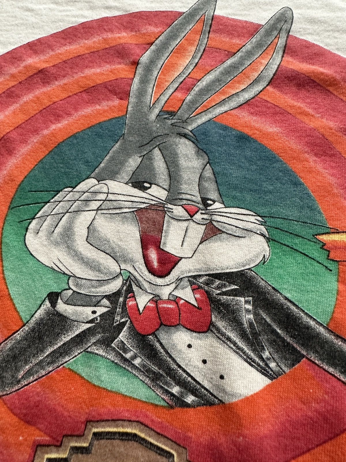 Vintage × Warner Bros 1989 Happy Birthday Bugs 50th Anniversary Graphic Tee Size US L / EU 52-54 / 3 - 3 Thumbnail