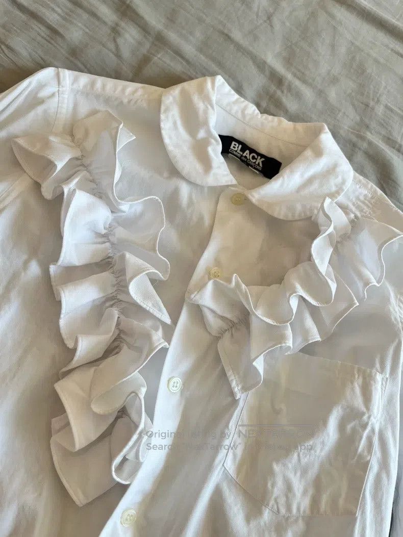 Comme des Garcons Comme Des Garcons Classic long-sleeve shirt with ruffles m Size S / US 4 / IT 40 - 3 Thumbnail