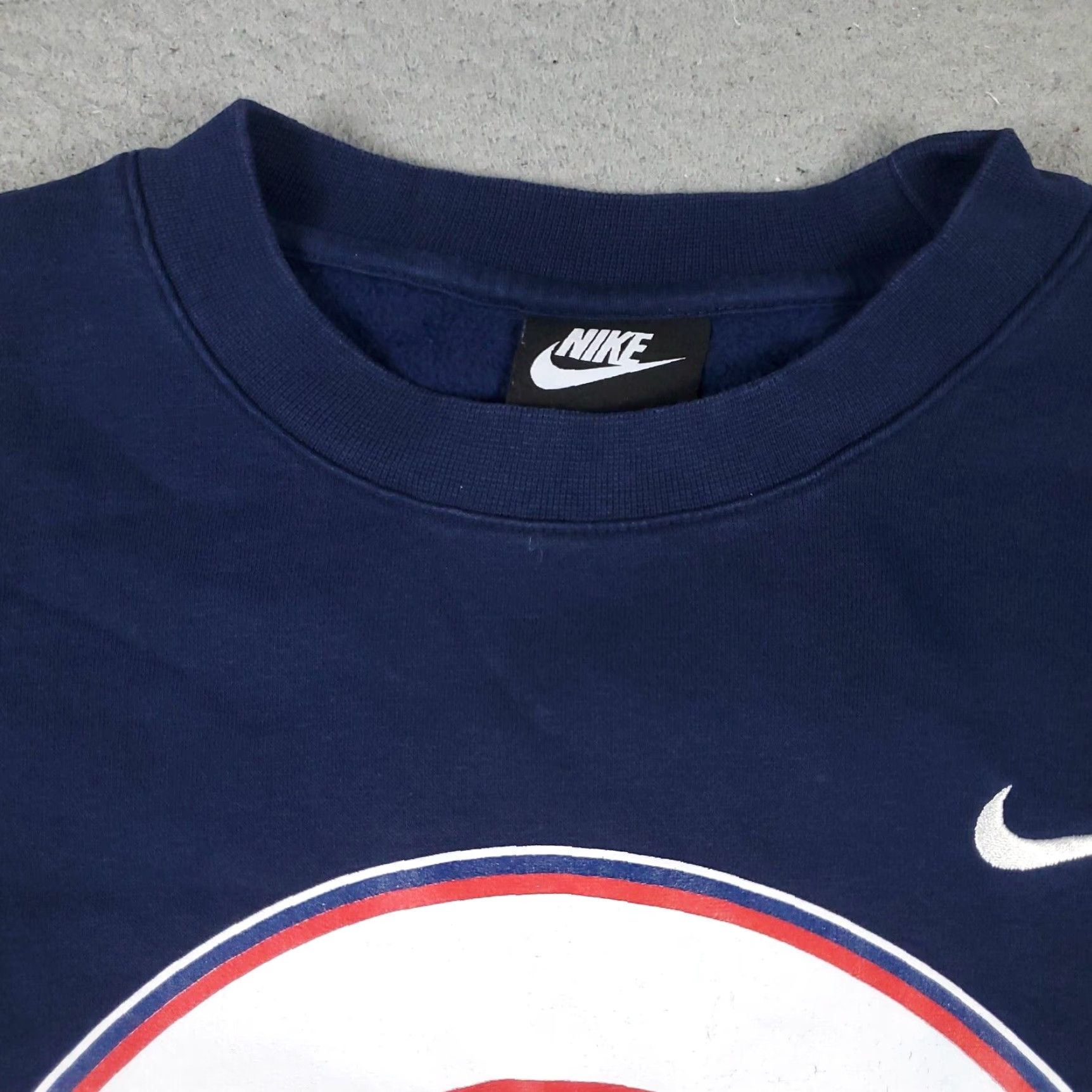Nike Nike Sweater Mens Medium Blue Pullover Casual Sweatshirt Swoosh Size US M / EU 48-50 / 2 - 2 Thumbnail