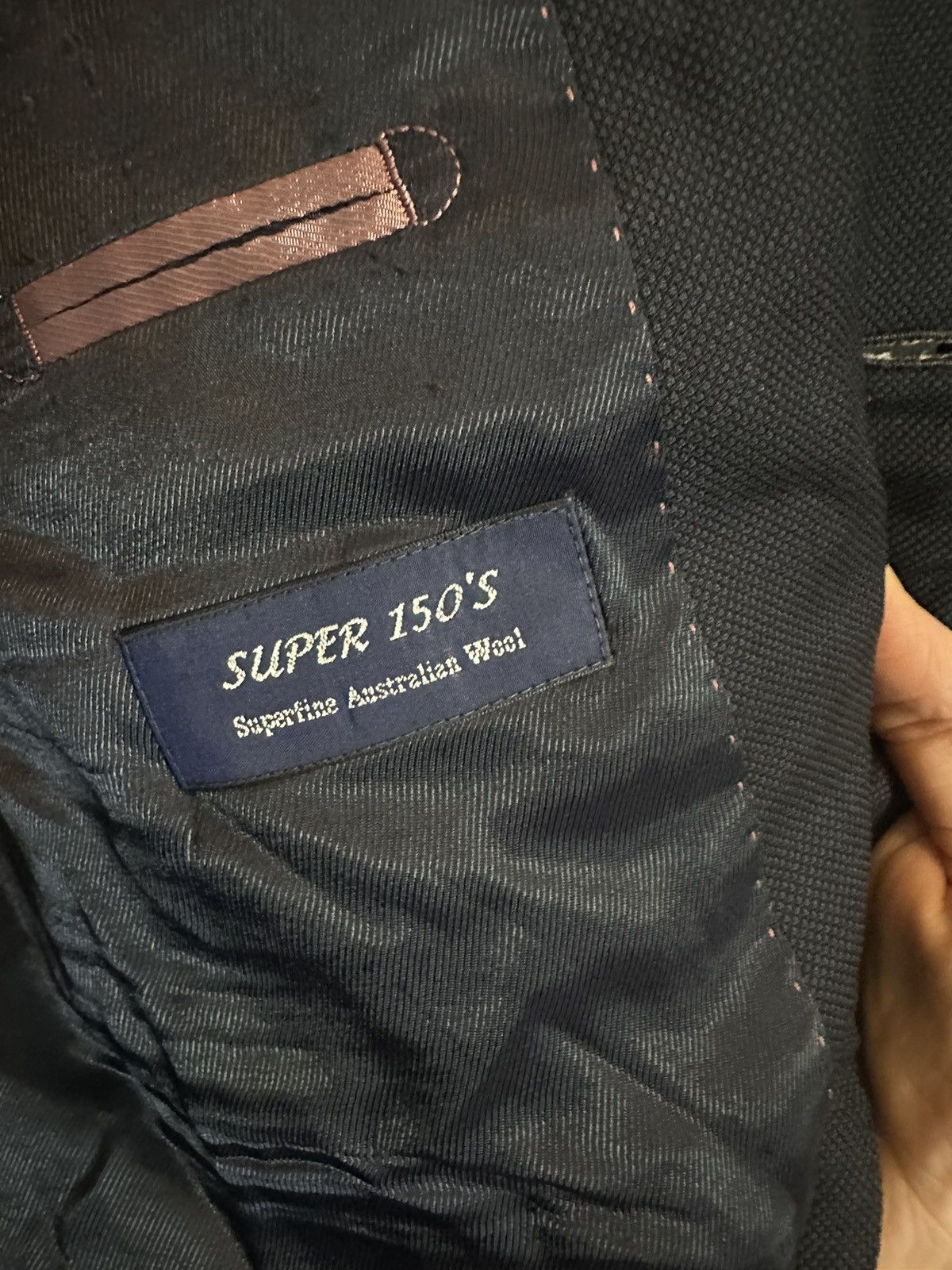 Other JOSEPH BACH knit Super 150s Australian wool 2pc suit Size 46R - 10 Thumbnail