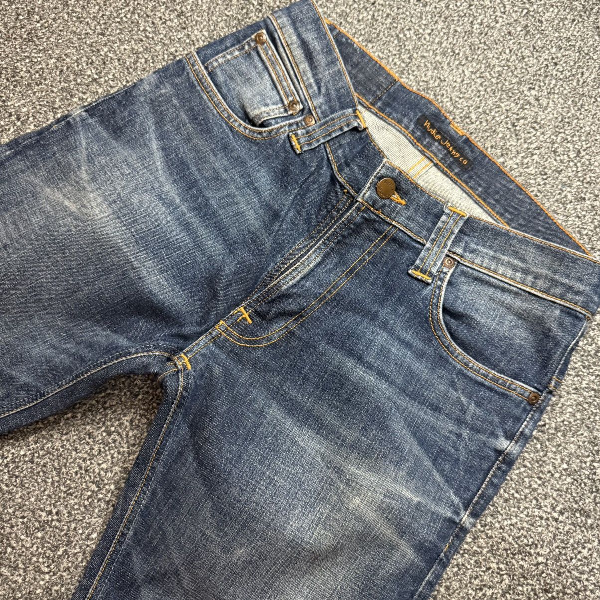 Japanese Brand 🔥🔥🇯🇵 Nudie Organic Dusk Indigo Seditionaries Jeans Size US 30 / EU 46 - 3 Thumbnail