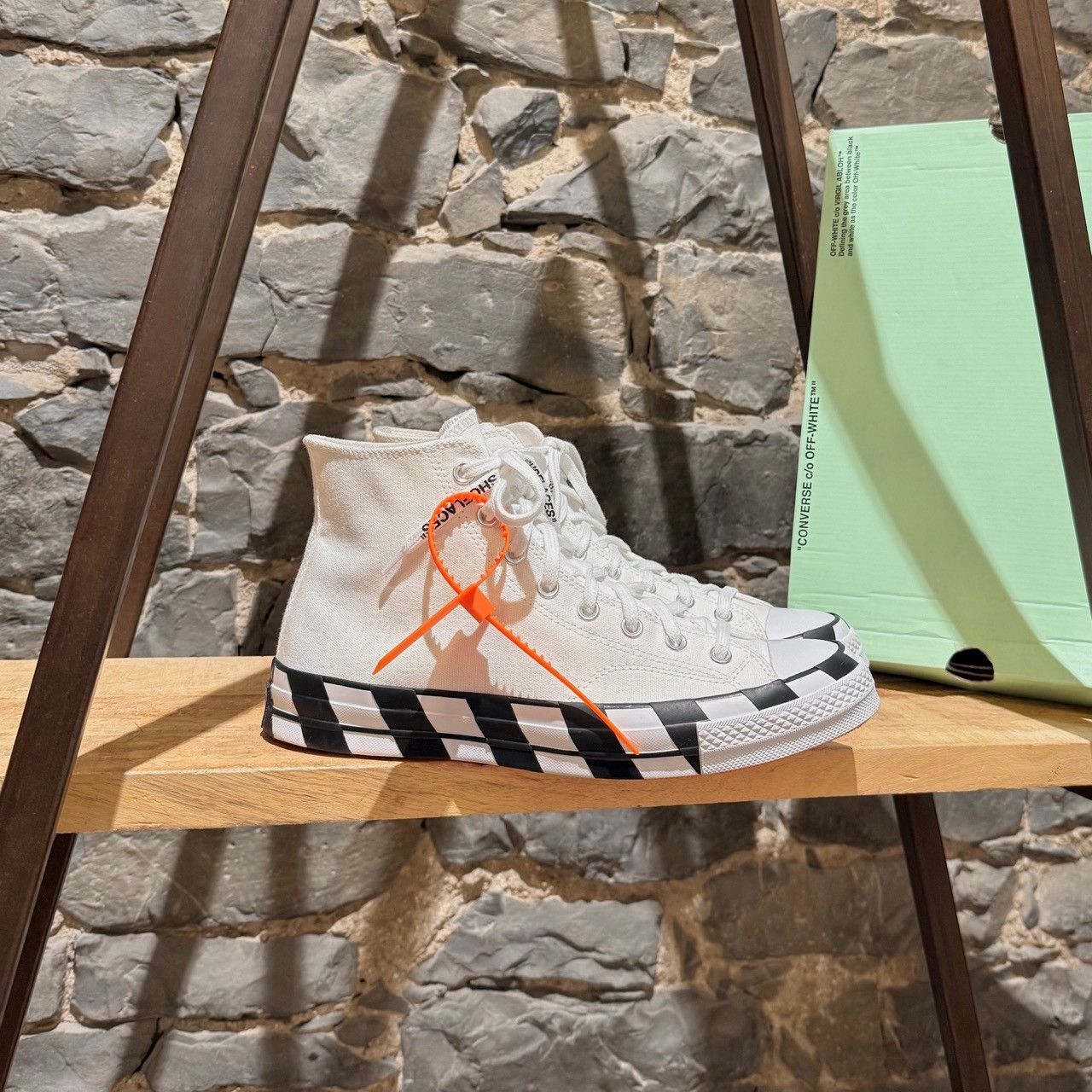 Off-White x Converse Chuck 70 \'White The New Off-White x Converse Chuck Taylor Drops Today—and  main image 2