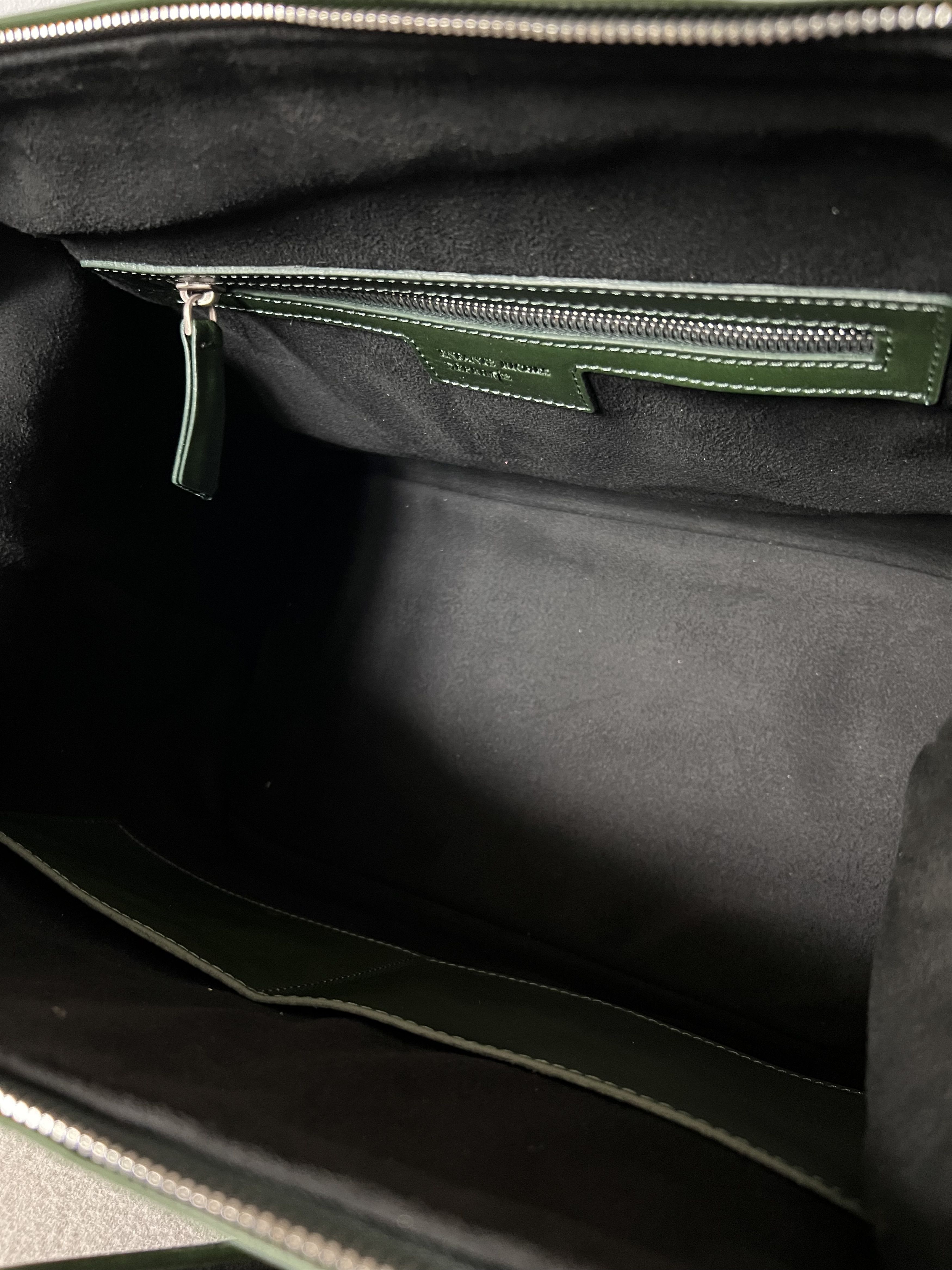 Enfants Riches Deprimes Enfants Riches Deprimes Leather Bowling Bag in Green Size ONE SIZE - 11 Thumbnail