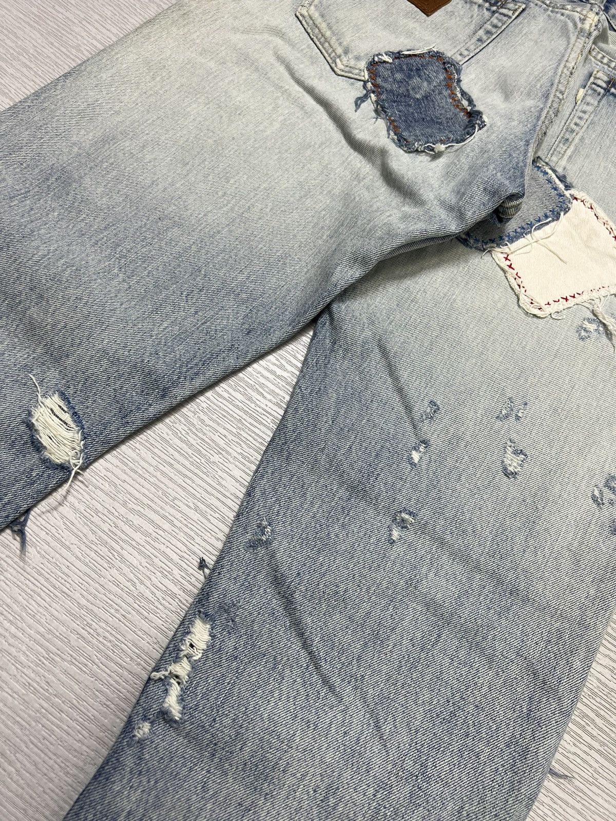 Designer × Japanese Brand RNA - Distressed Patchwork Denim Size US 32 / EU 48 - 11 Thumbnail