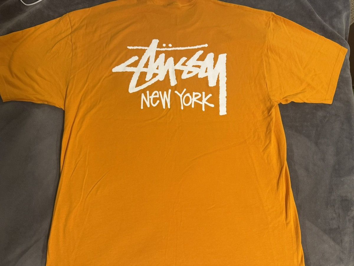 Stussy Stussy New York Chapter Logo Graphic T-Shirt Orange XXL Size US XXL / EU 58 / 5 - 2 Thumbnail